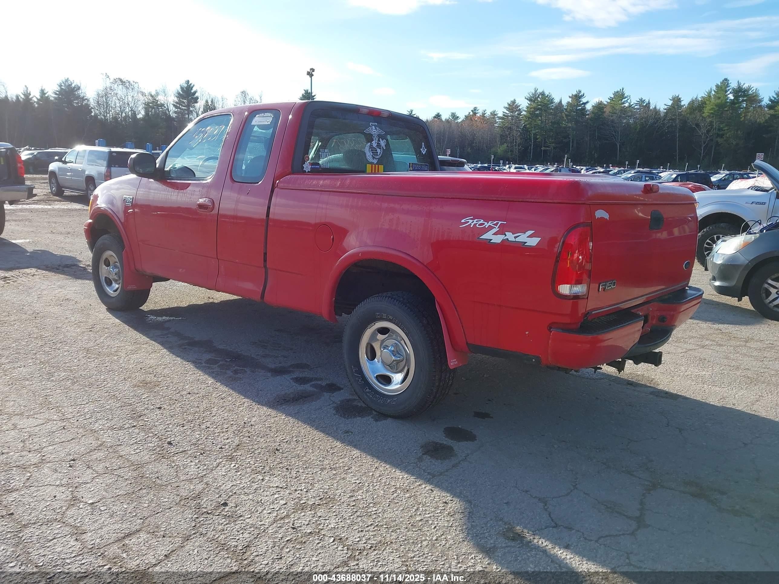 2003 Ford F-150 Lariat/xl/xlt Красный vin: 1FTRX18W03NB70982
