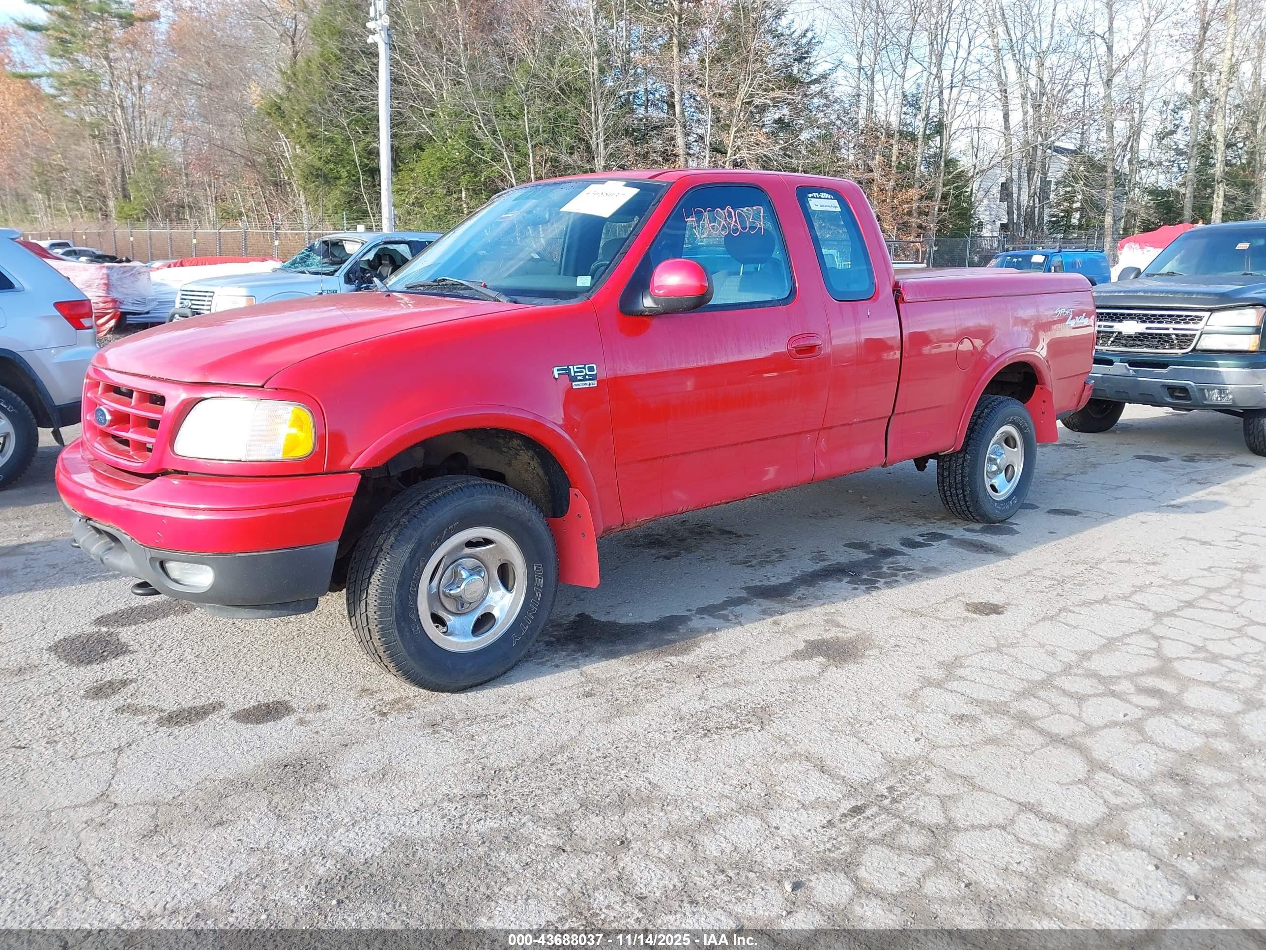 2003 Ford F-150 Lariat/xl/xlt Красный vin: 1FTRX18W03NB70982