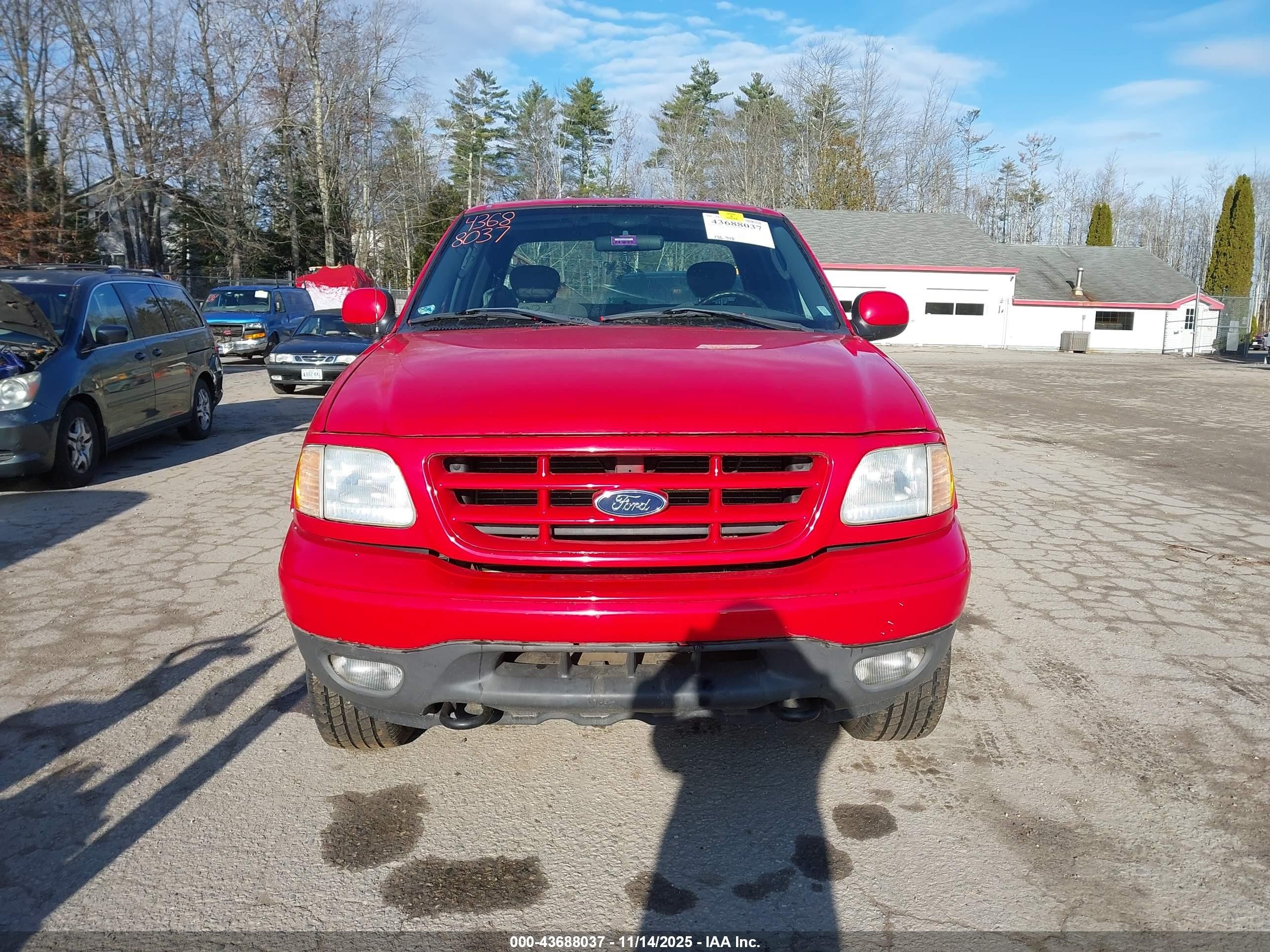 2003 Ford F-150 Lariat/xl/xlt Красный vin: 1FTRX18W03NB70982