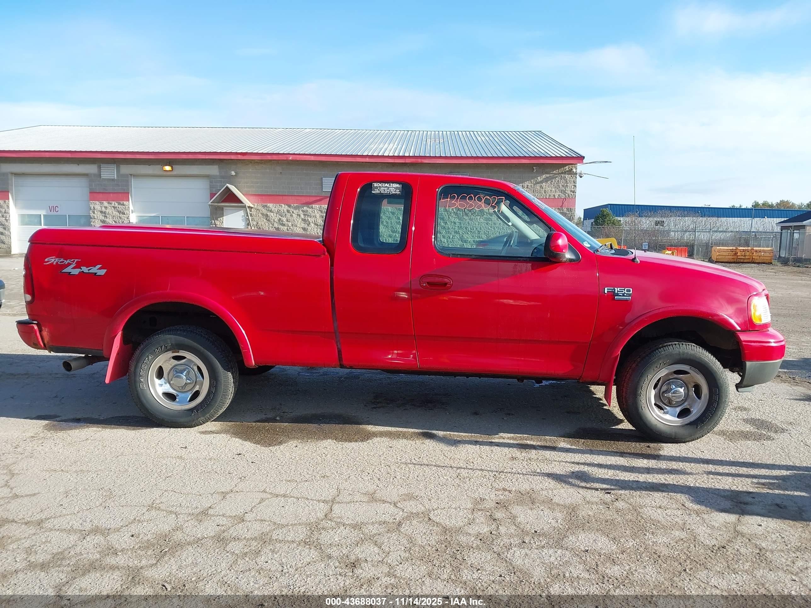 2003 Ford F-150 Lariat/xl/xlt Красный vin: 1FTRX18W03NB70982