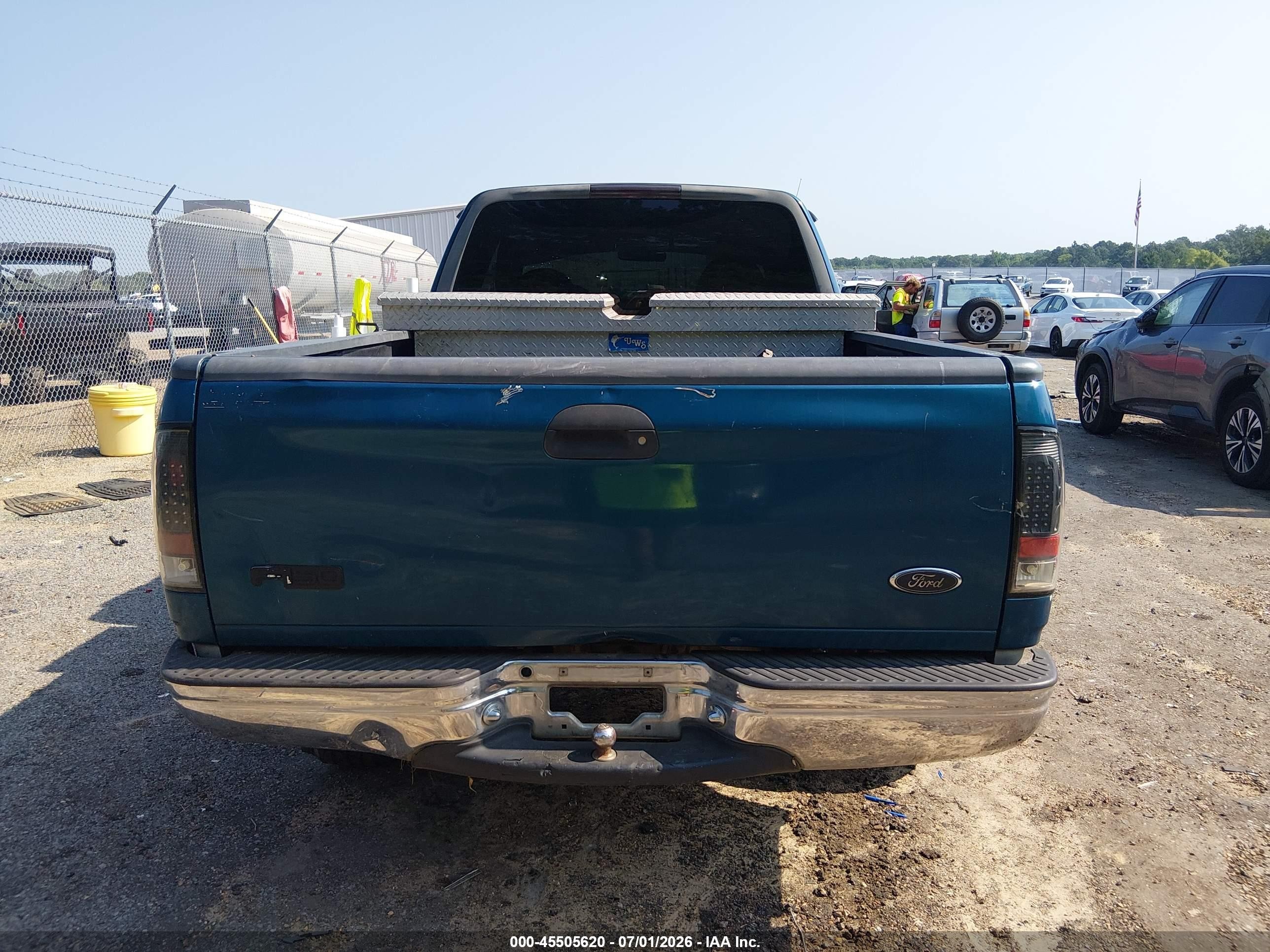 2000 Ford F-150 Lariat/work Series/xl/xlt Blue vin: 1FTRX18W0YNA24265