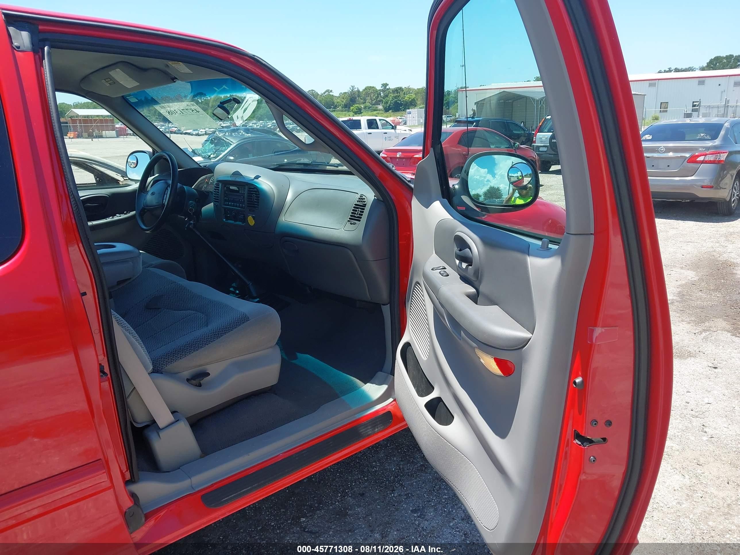 1999 Ford F-150 Lariat/work Series/xl/xlt Red vin: 1FTRX18W1XNA78575