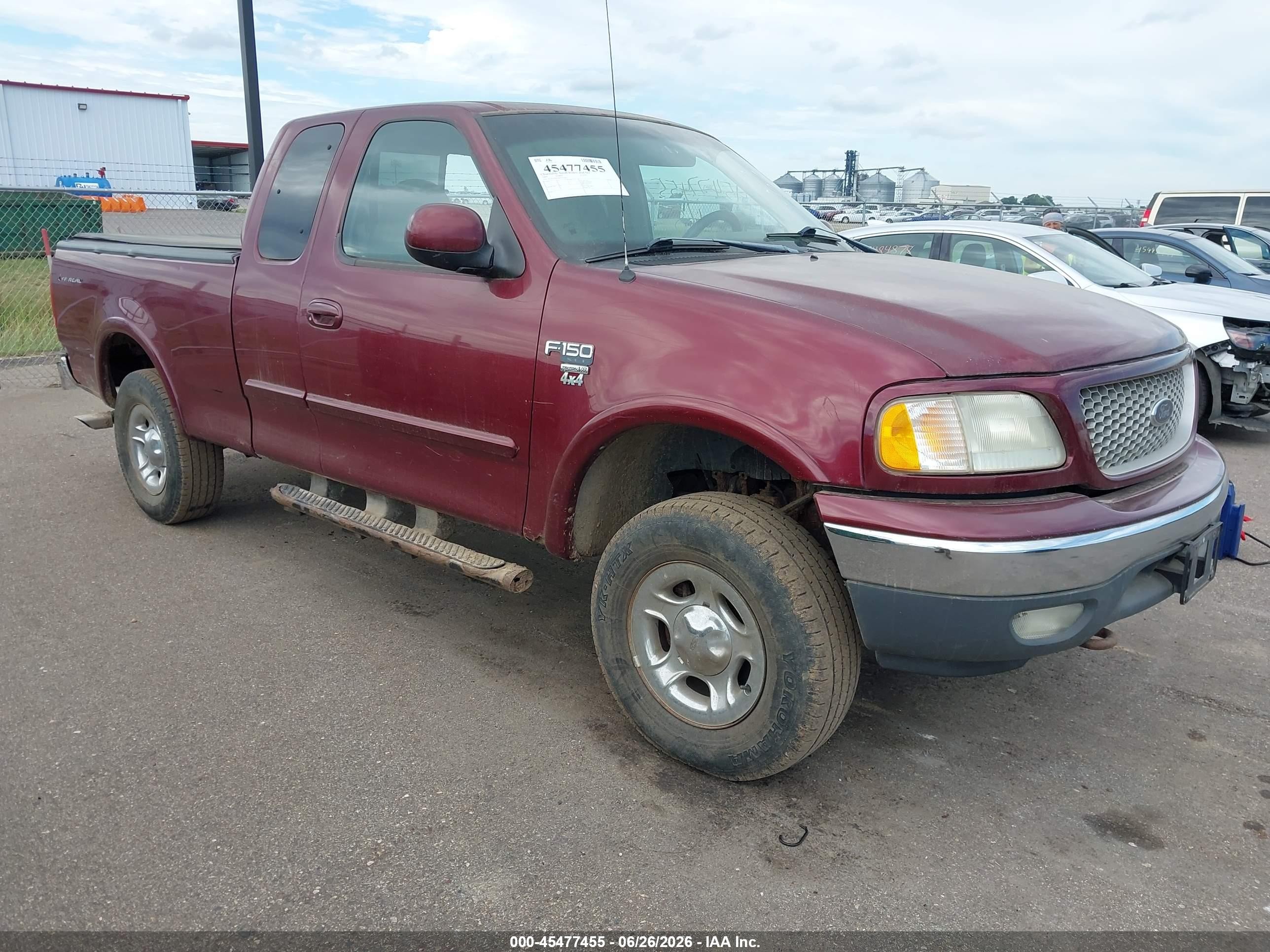 1999 Ford F-150   Red vin: 1FTRX18W2XKA05183