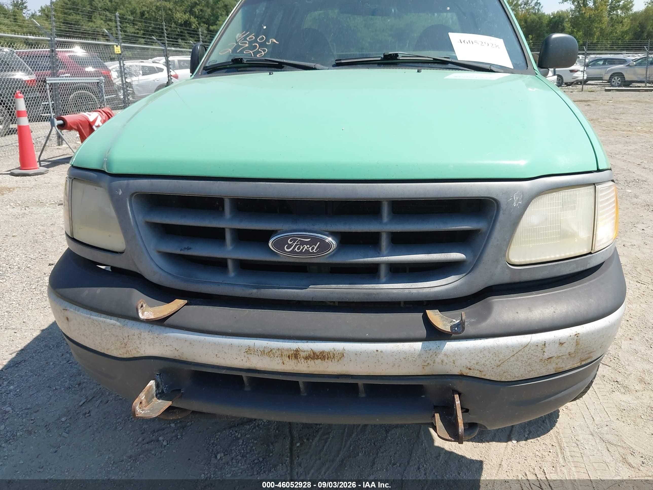 2000 Ford F-150 Lariat/work Series/xl/xlt Teal vin: 1FTRX18W2YKB09268