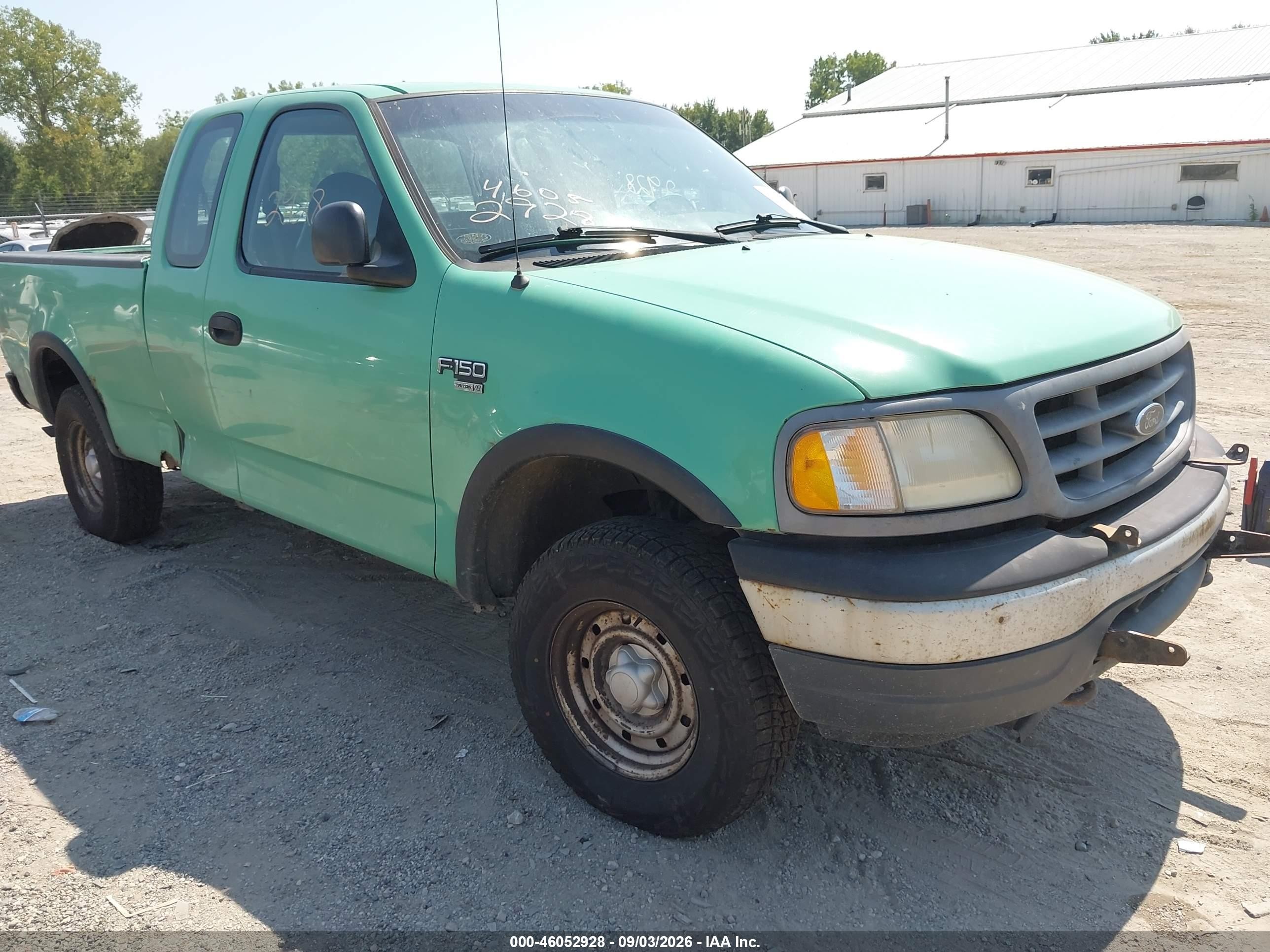 2000 Ford F-150 Lariat/work Series/xl/xlt Teal vin: 1FTRX18W2YKB09268
