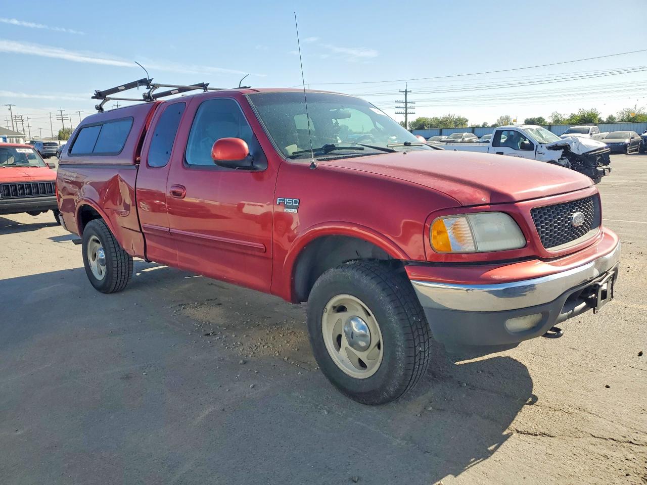 2001 Ford F150 Red vin: 1FTRX18W31NA88984