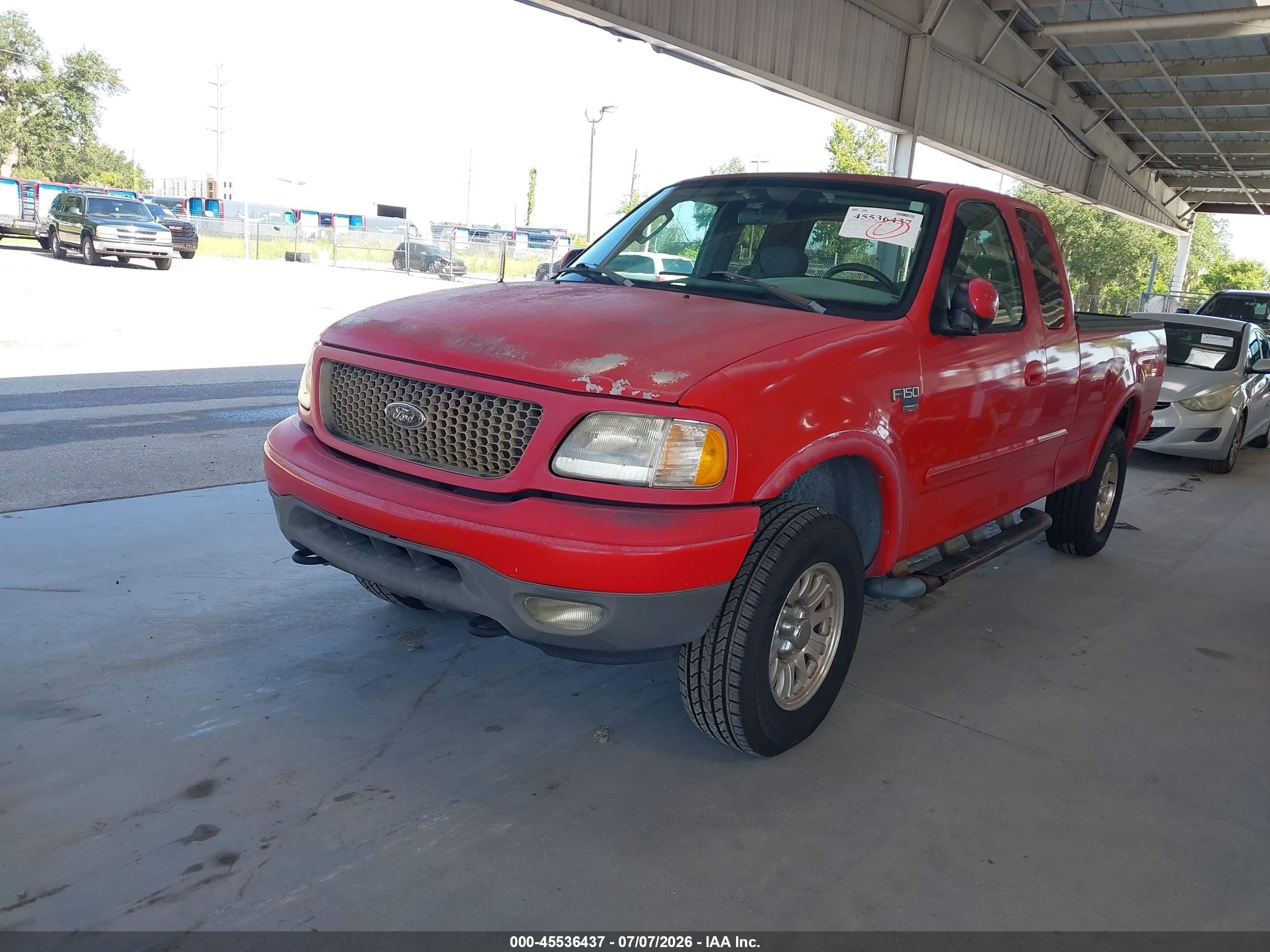 2003 Ford F-150 Lariat/xl/xlt Red vin: 1FTRX18W33NB86190