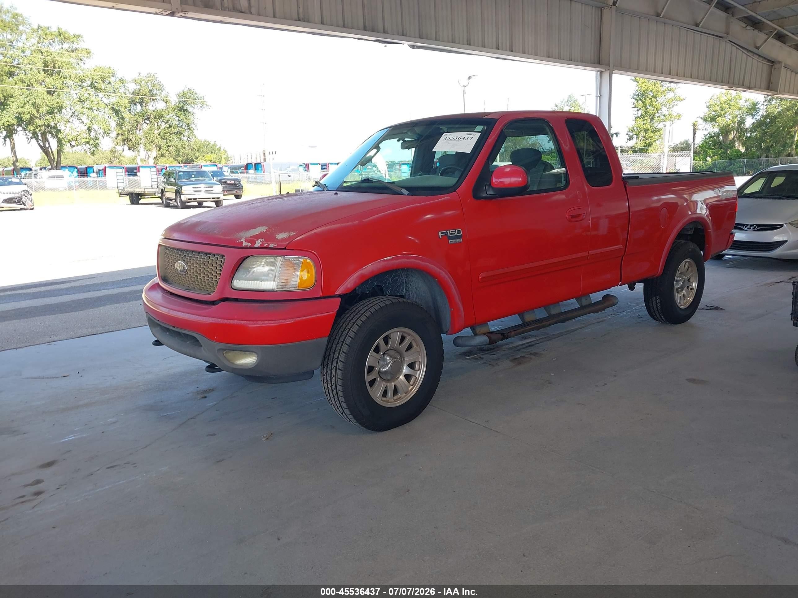 2003 Ford F-150 Lariat/xl/xlt Red vin: 1FTRX18W33NB86190