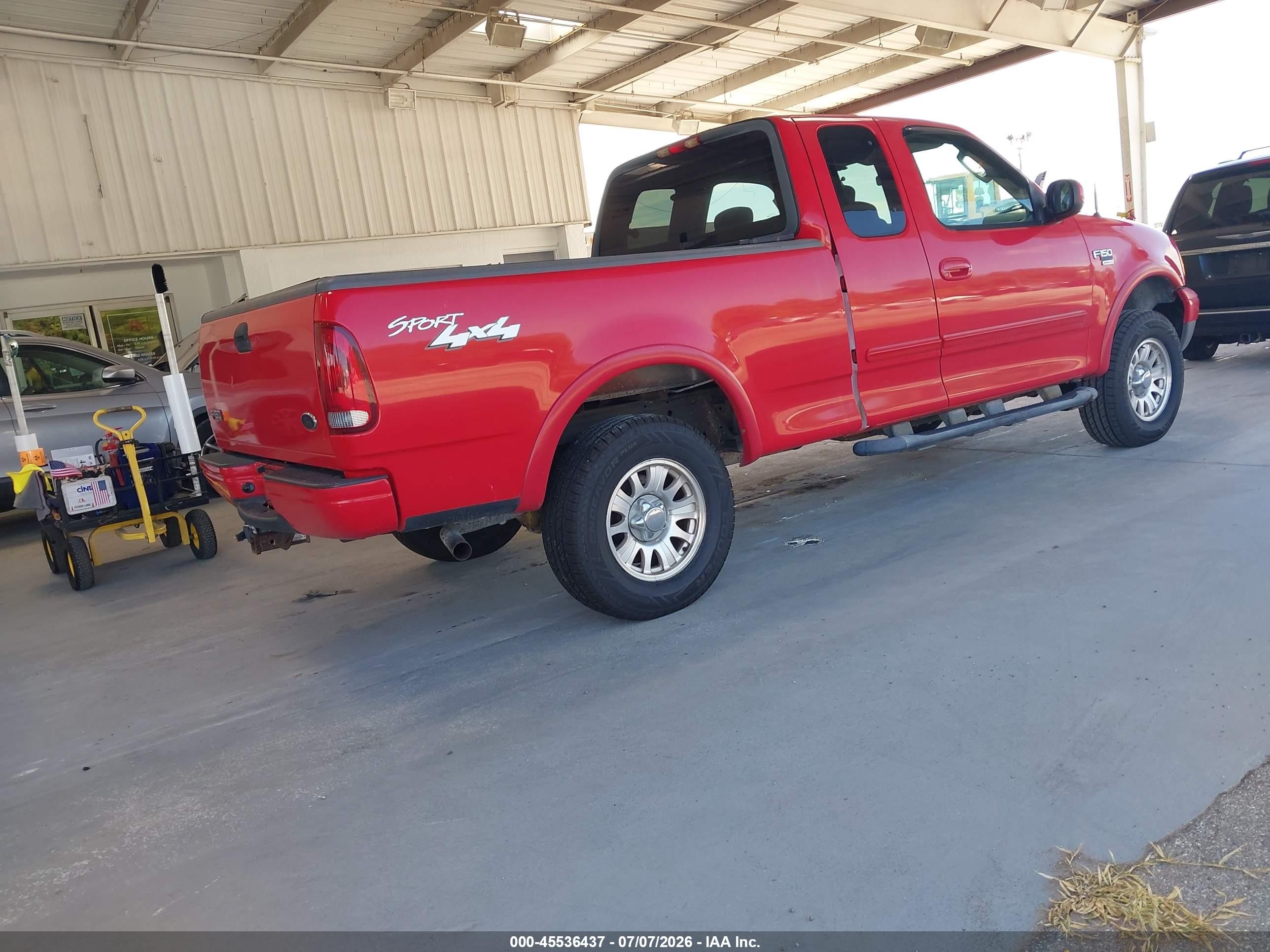 2003 Ford F-150 Lariat/xl/xlt Red vin: 1FTRX18W33NB86190