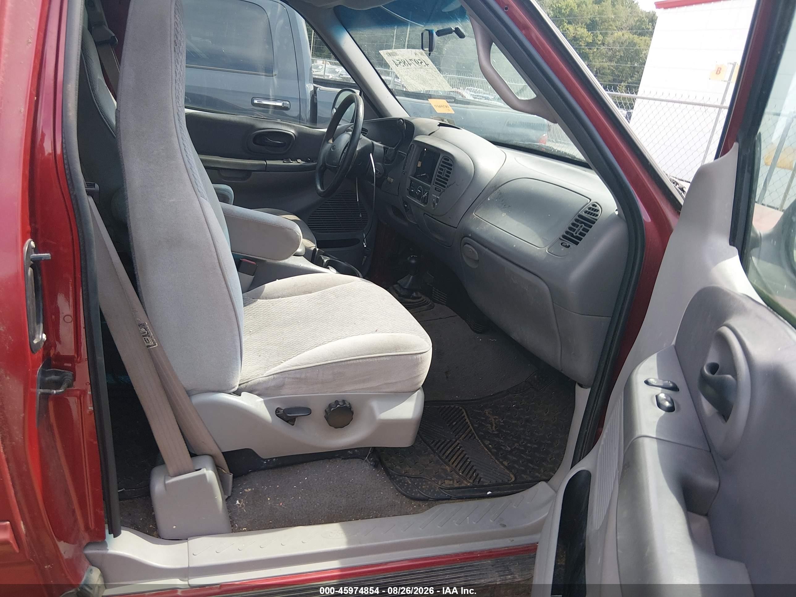 1999 Ford F-150 Lariat/work Series/xl/xlt Red vin: 1FTRX18W4XNB75396