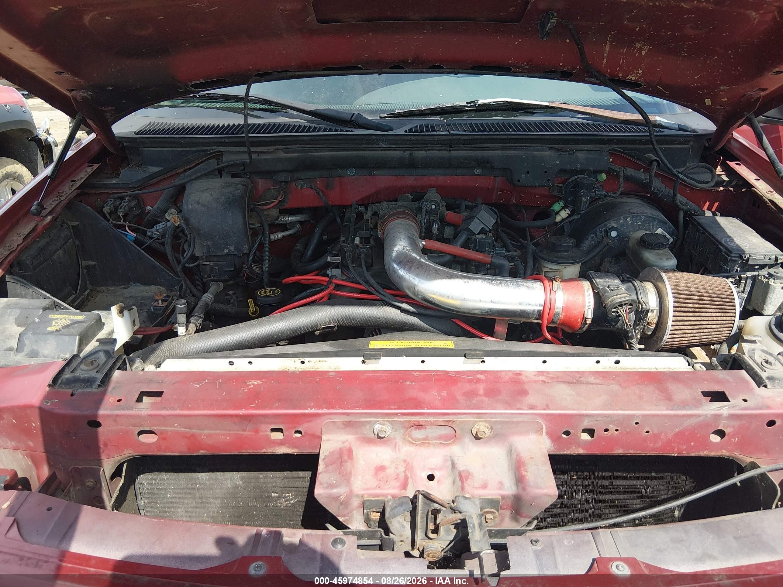 1999 Ford F-150 Lariat/work Series/xl/xlt Red vin: 1FTRX18W4XNB75396