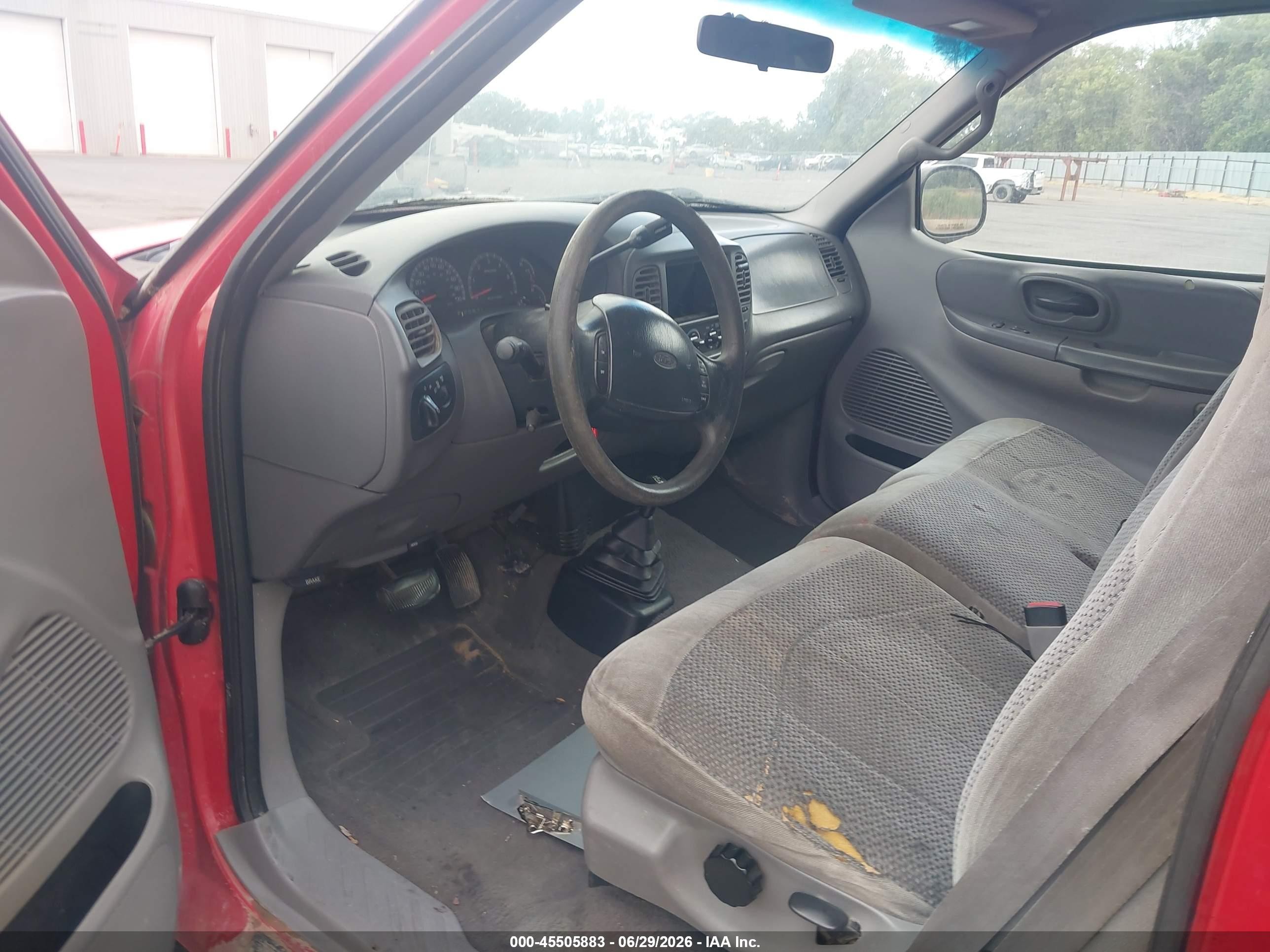 1999 Ford F-150 Lariat/work Series/xl/xlt Red vin: 1FTRX18W5XKA07249