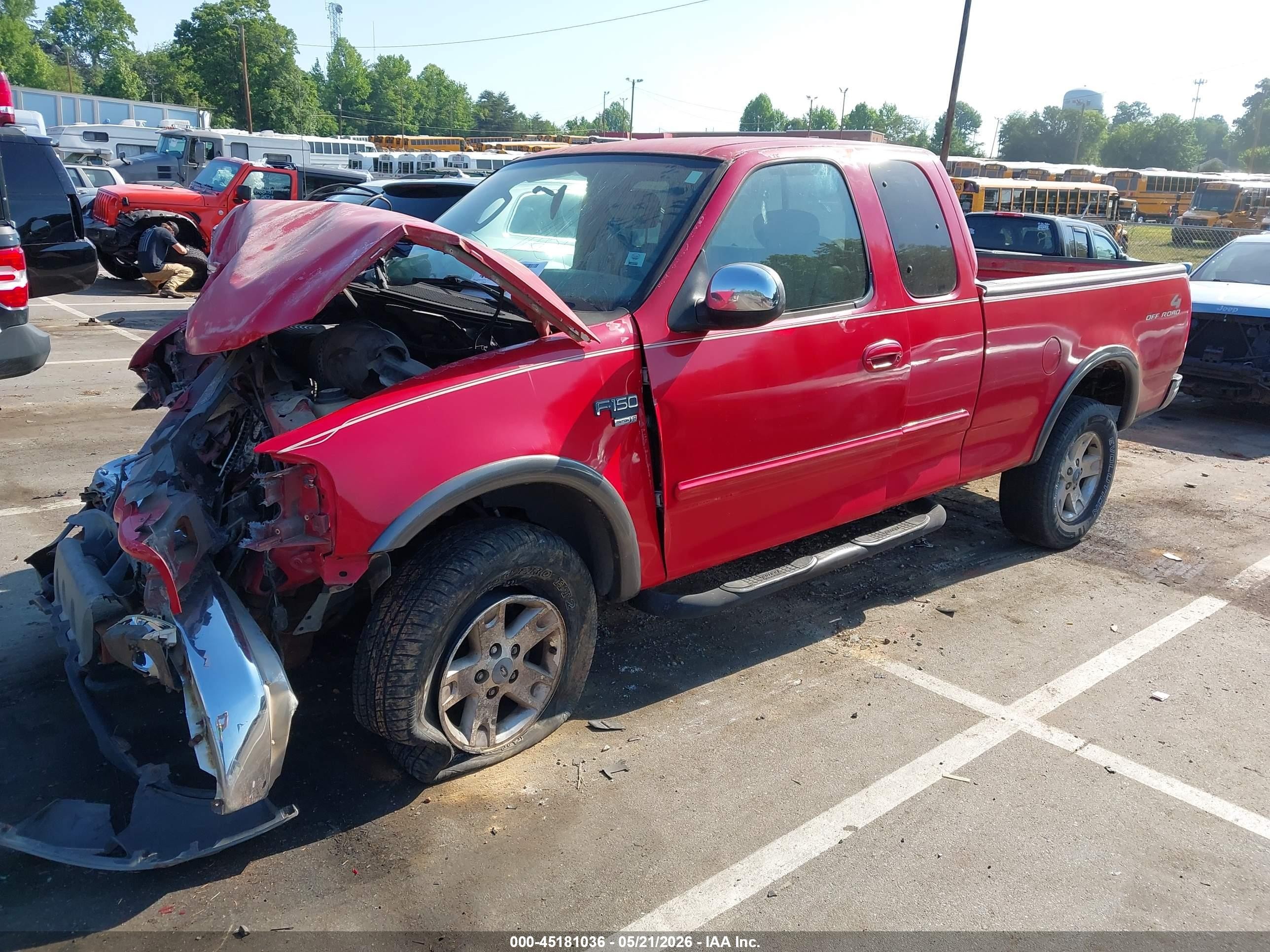 2003 Ford F-150 Lariat/xl/xlt Красный vin: 1FTRX18W63NB52373