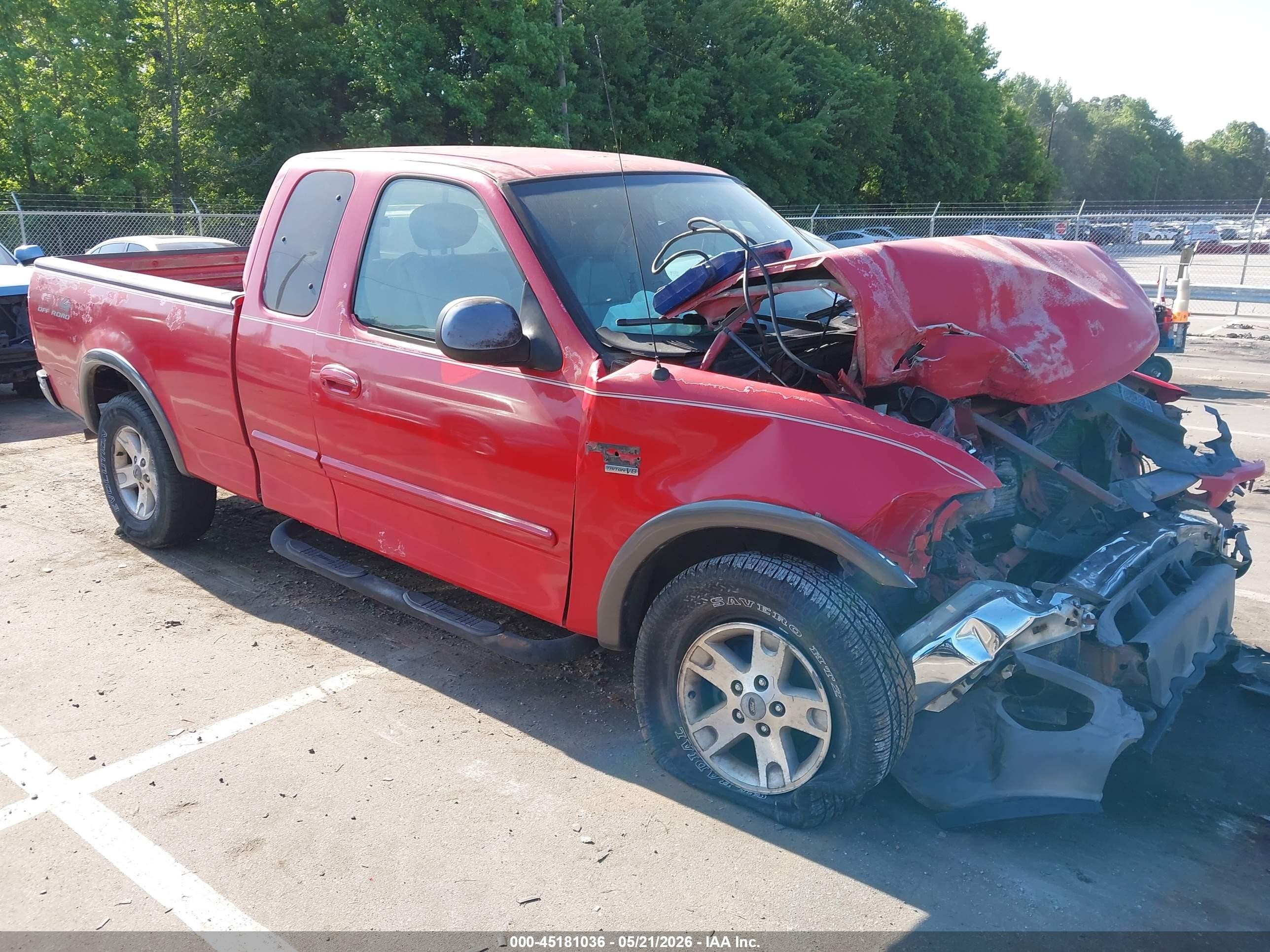 2003 Ford F-150 Lariat/xl/xlt Красный vin: 1FTRX18W63NB52373