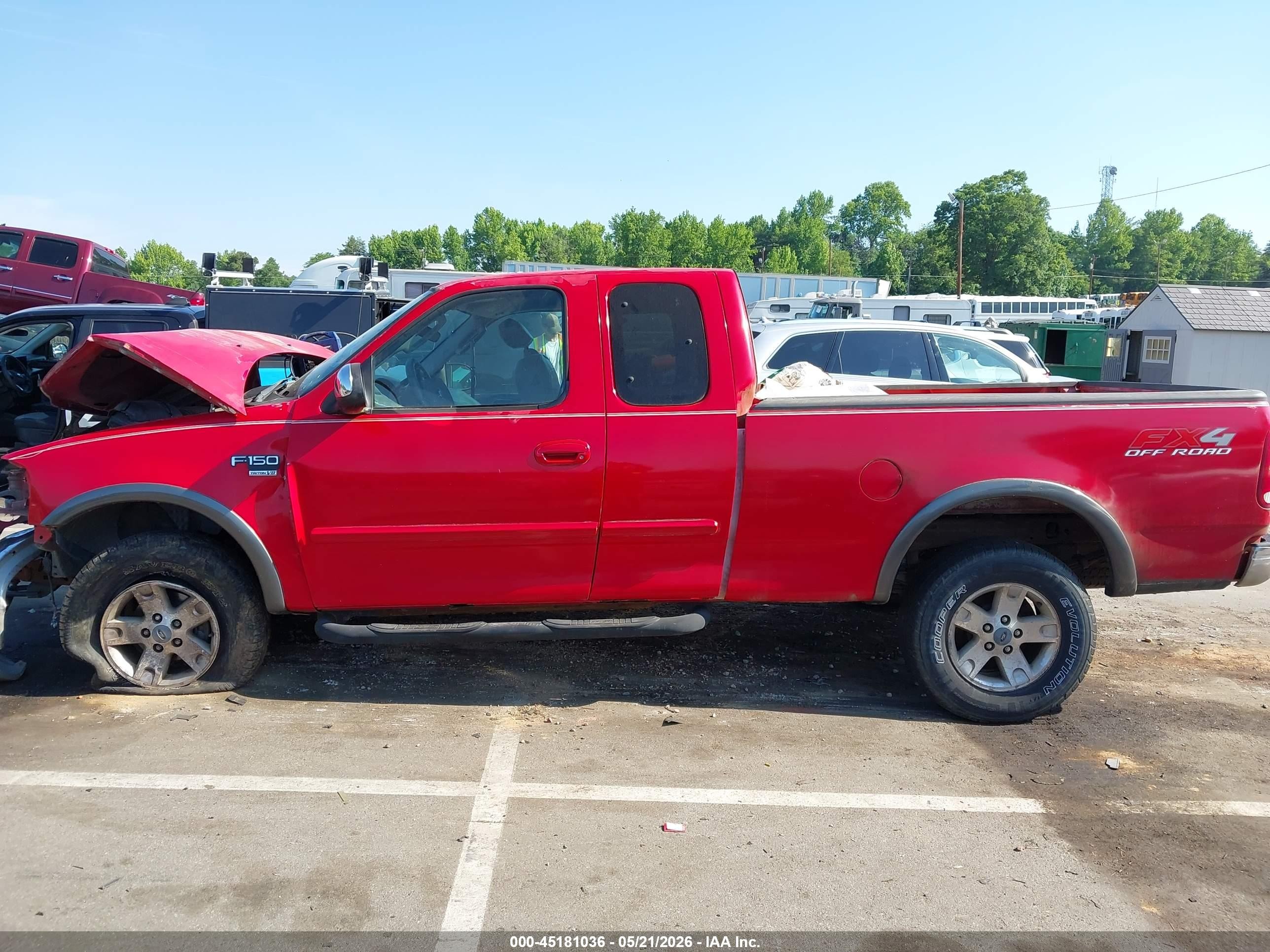 2003 Ford F-150 Lariat/xl/xlt Красный vin: 1FTRX18W63NB52373