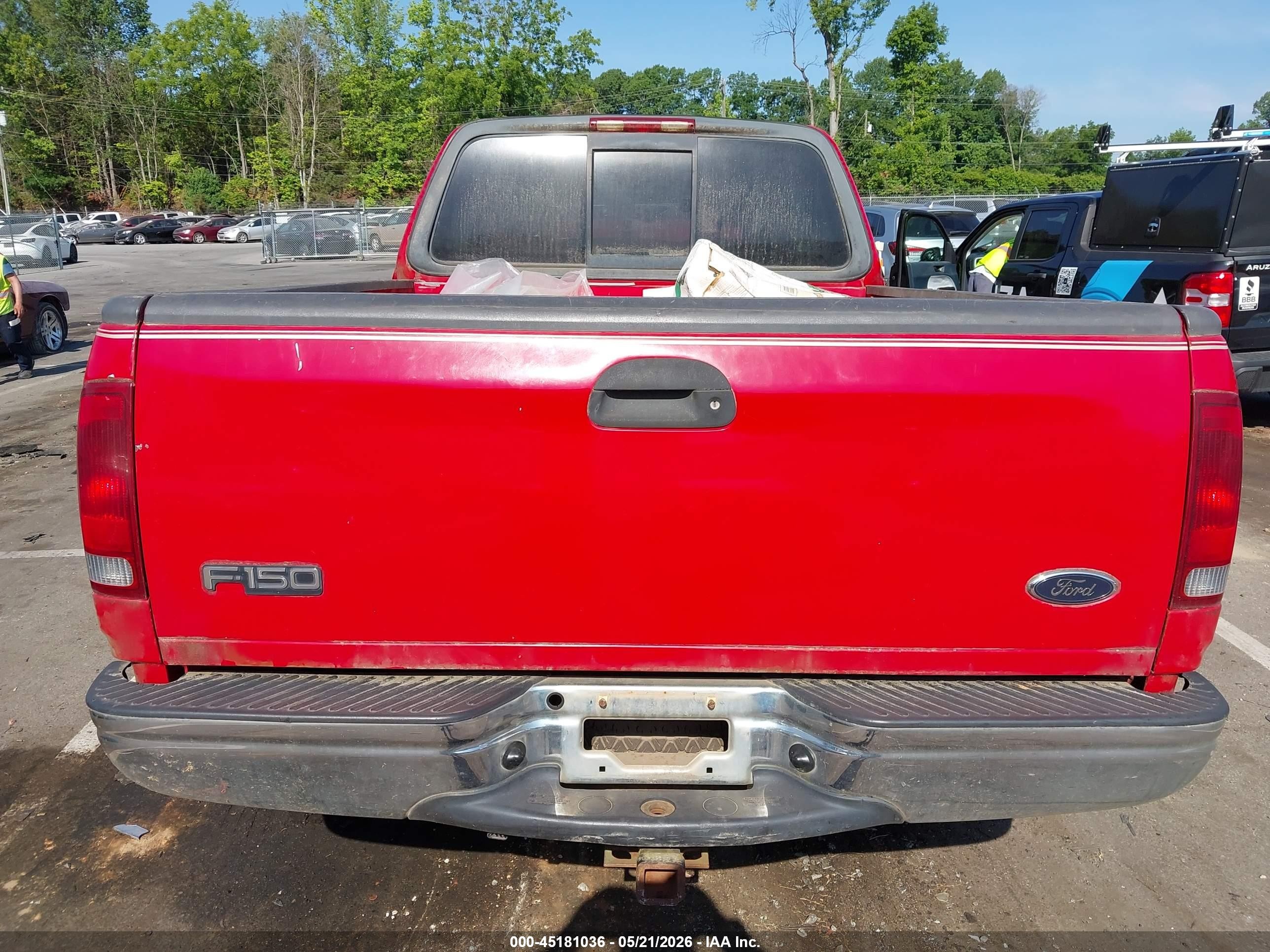 2003 Ford F-150 Lariat/xl/xlt Красный vin: 1FTRX18W63NB52373