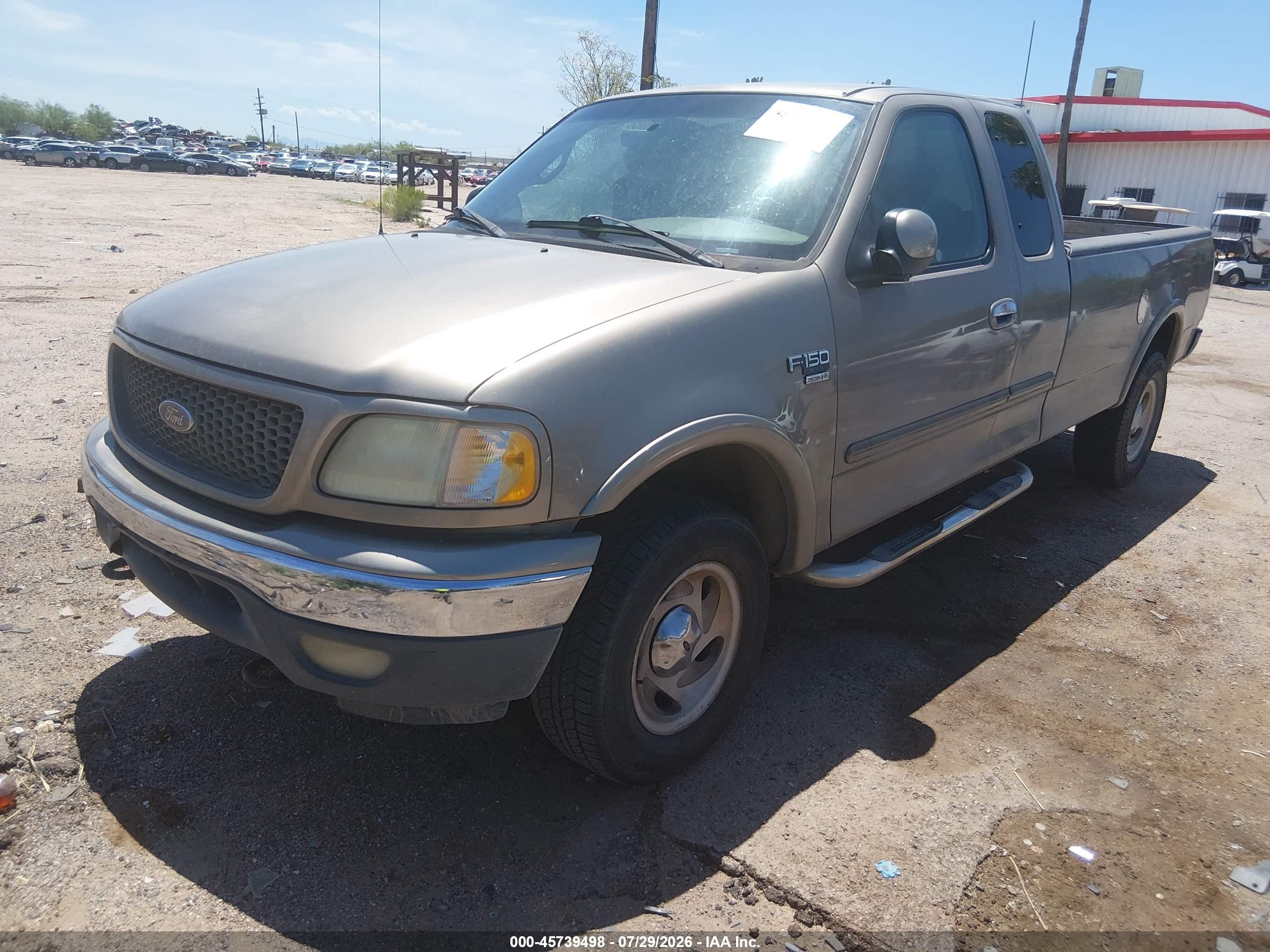2001 Ford F-150 Lariat/xl/xlt Tan vin: 1FTRX18W71NB58504
