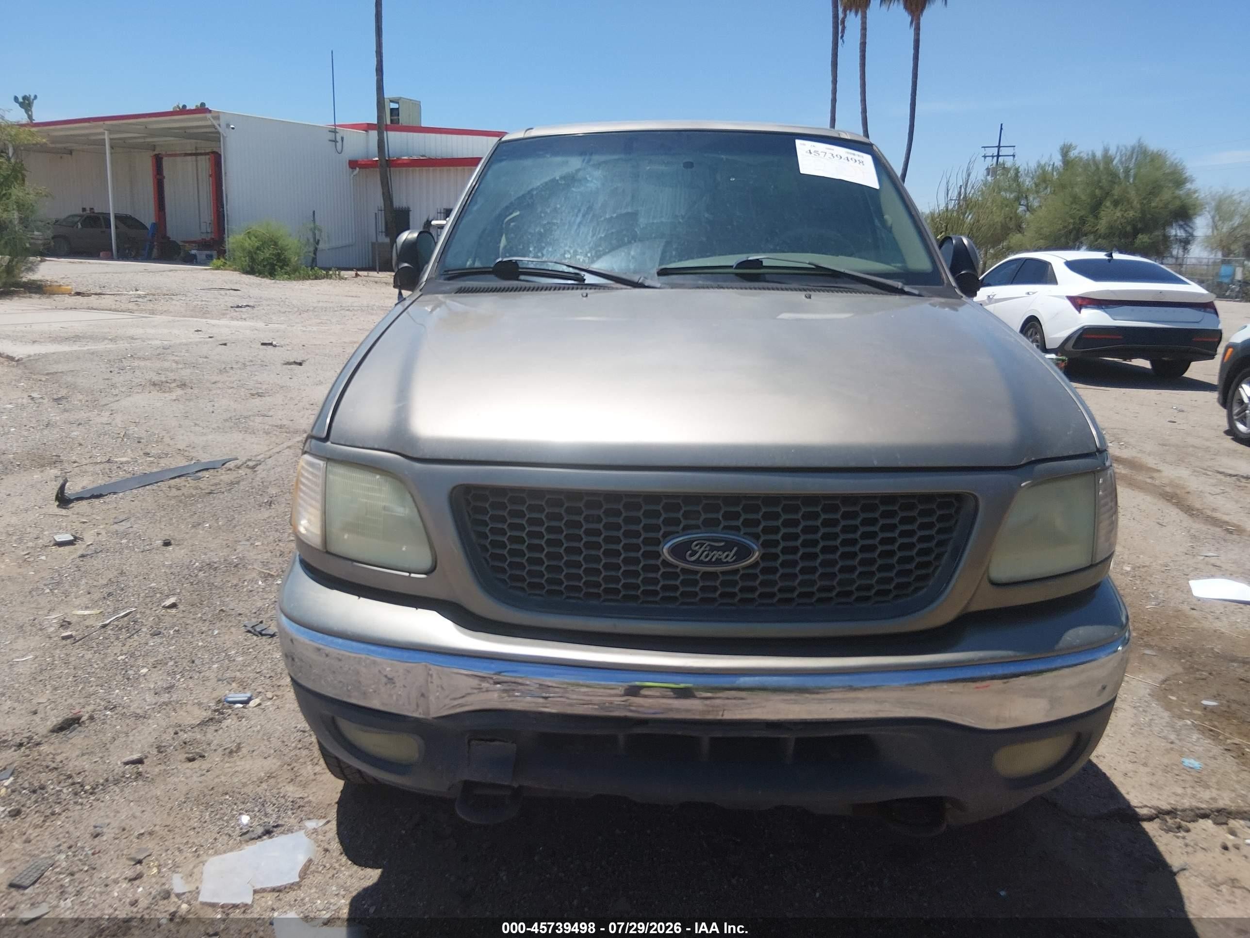 2001 Ford F-150 Lariat/xl/xlt Tan vin: 1FTRX18W71NB58504