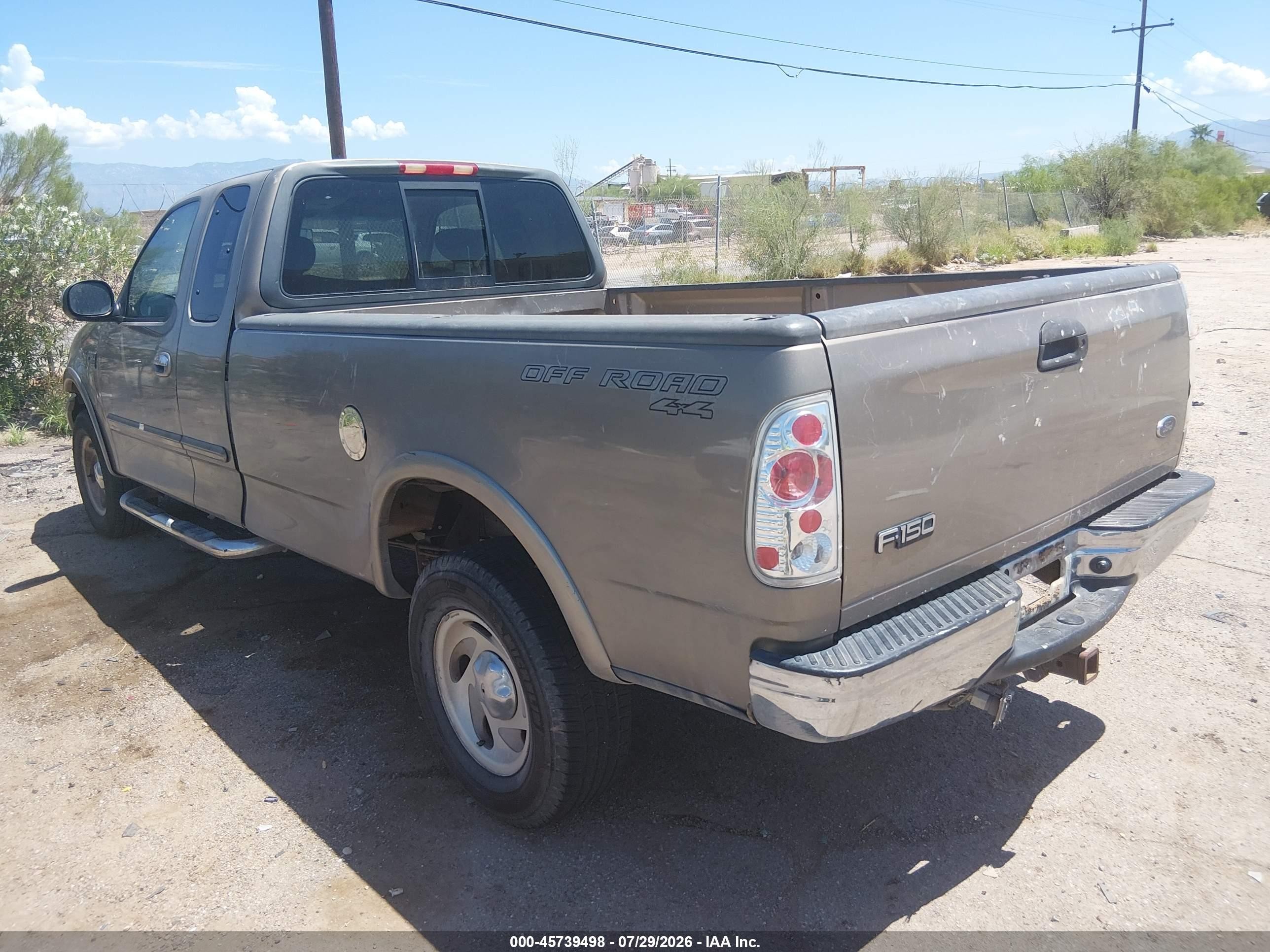 2001 Ford F-150 Lariat/xl/xlt Tan vin: 1FTRX18W71NB58504