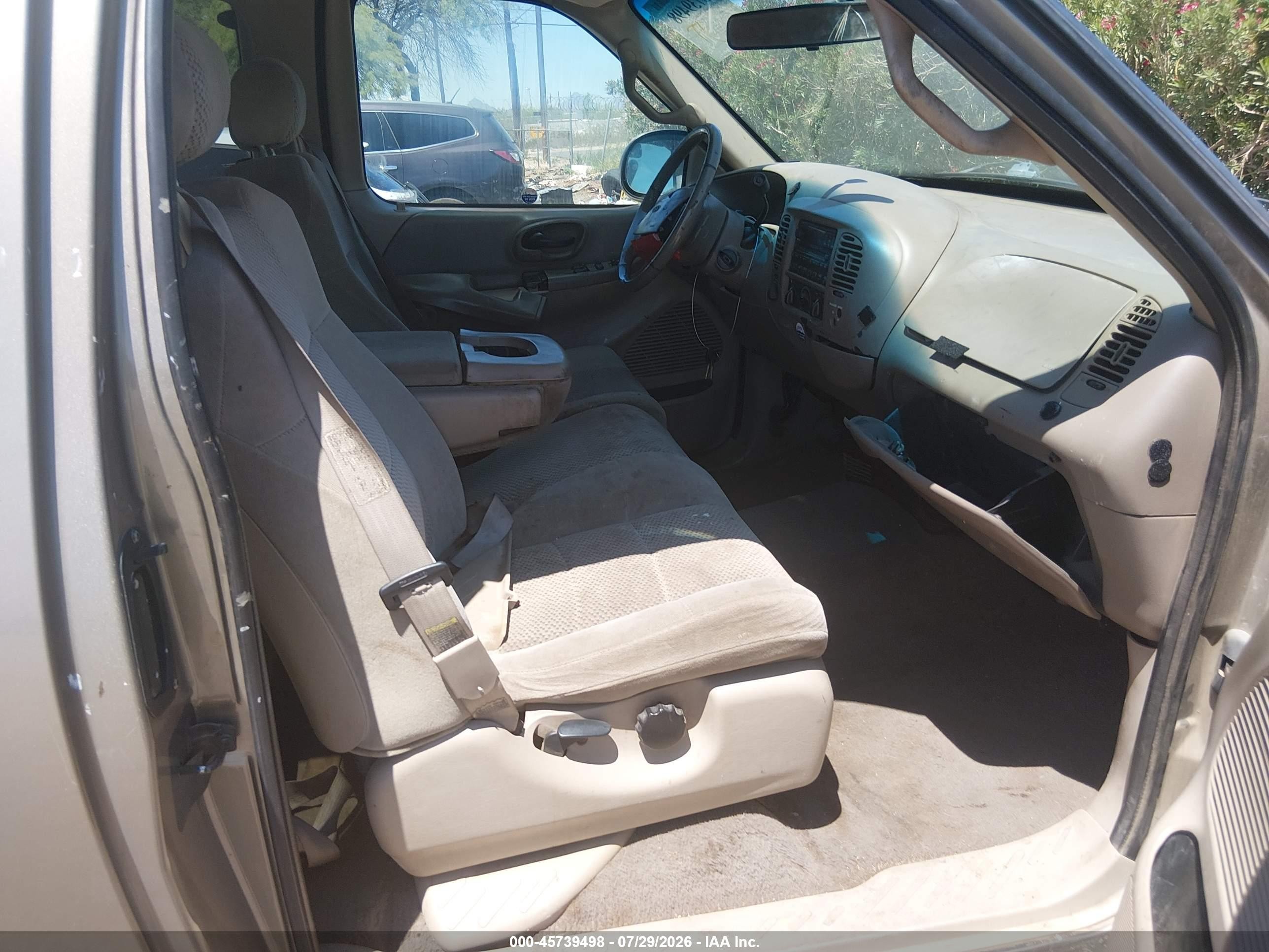 2001 Ford F-150 Lariat/xl/xlt Tan vin: 1FTRX18W71NB58504