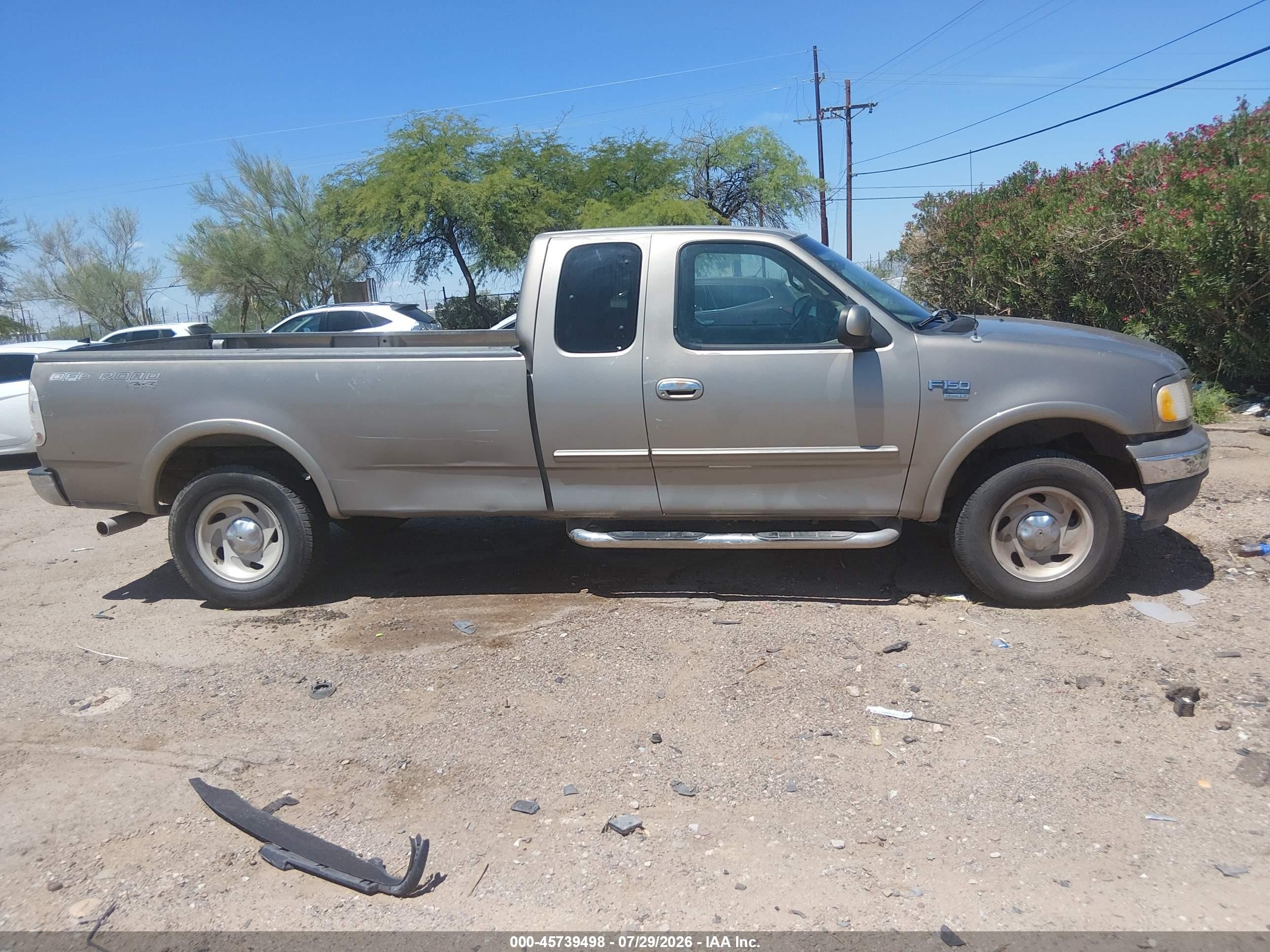2001 Ford F-150 Lariat/xl/xlt Tan vin: 1FTRX18W71NB58504