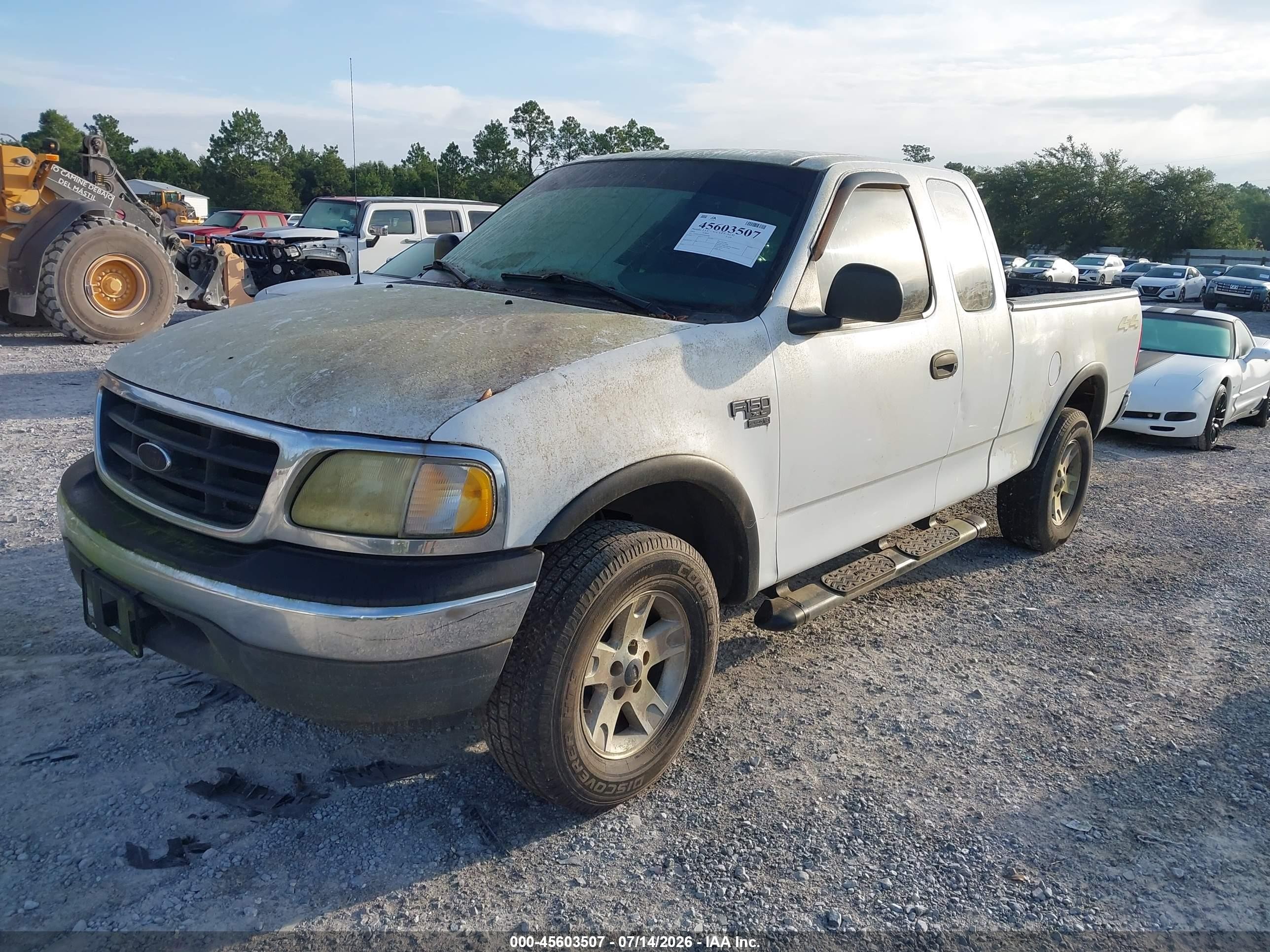 2002 Ford F-150 Lariat/xl/xlt White vin: 1FTRX18W72NB49688