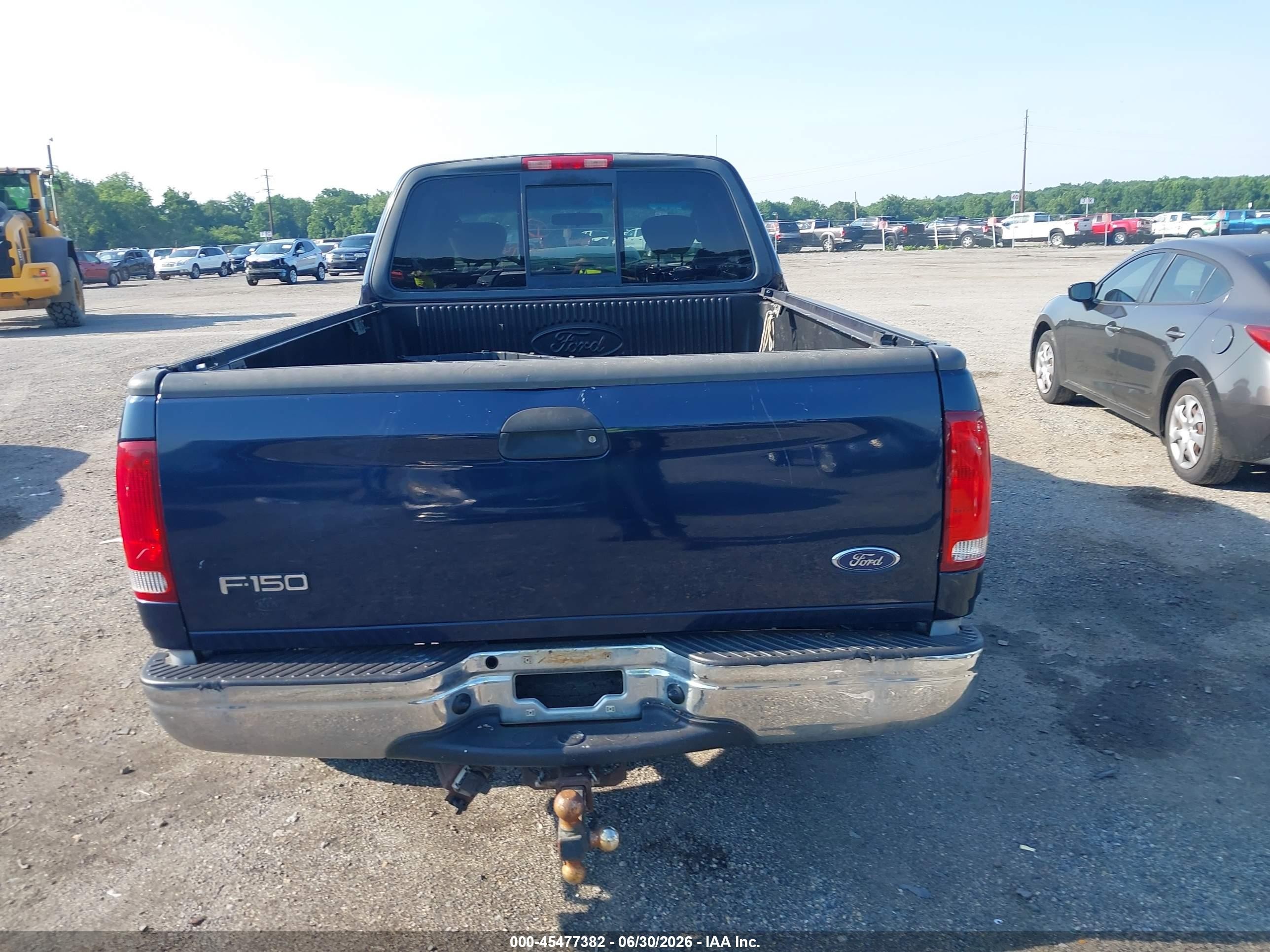 2002 Ford F-150 Lariat/xl/xlt Blue vin: 1FTRX18W72NB87826