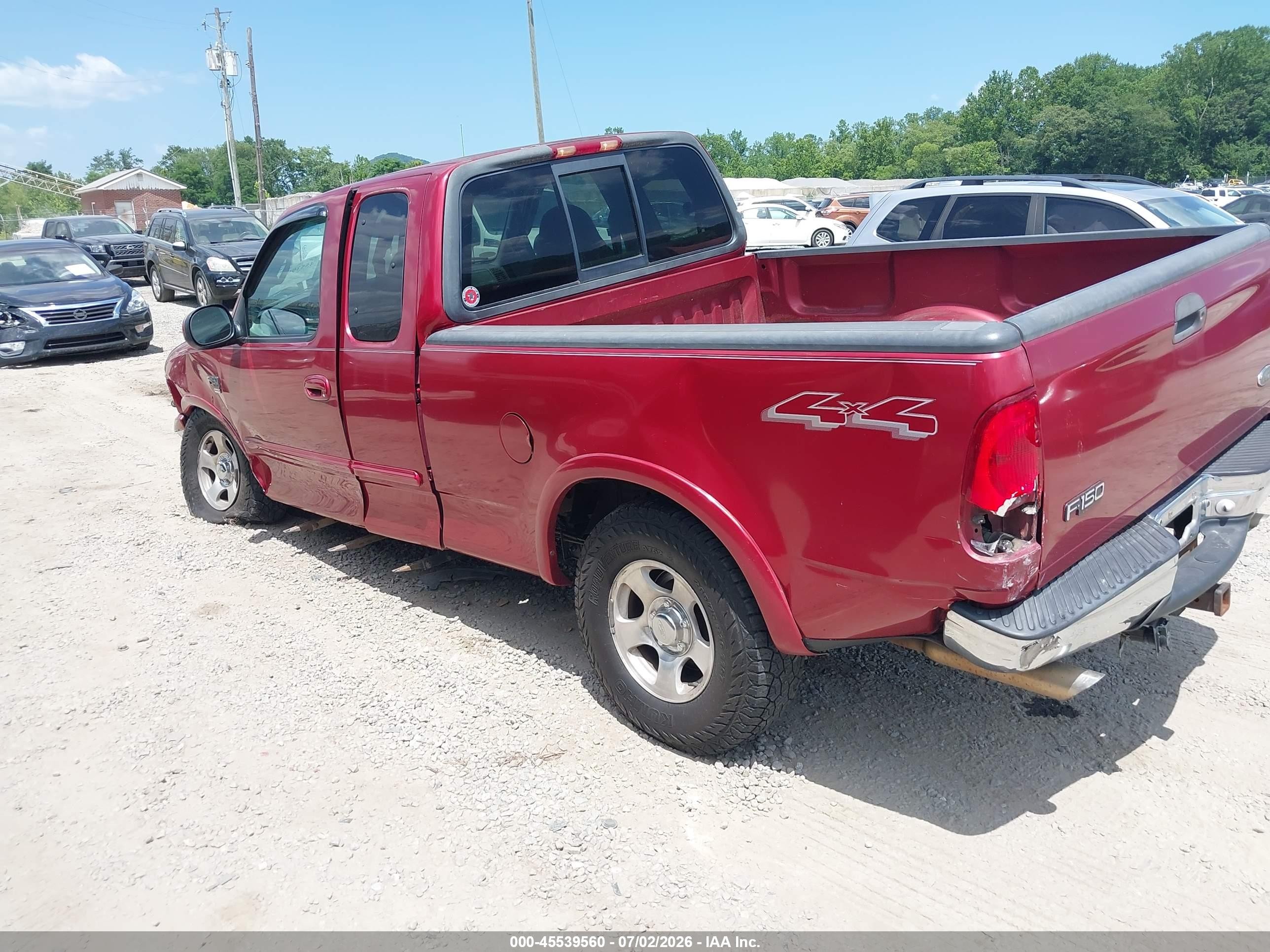 2000 Ford F150   Red vin: 1FTRX18W7YNA47056