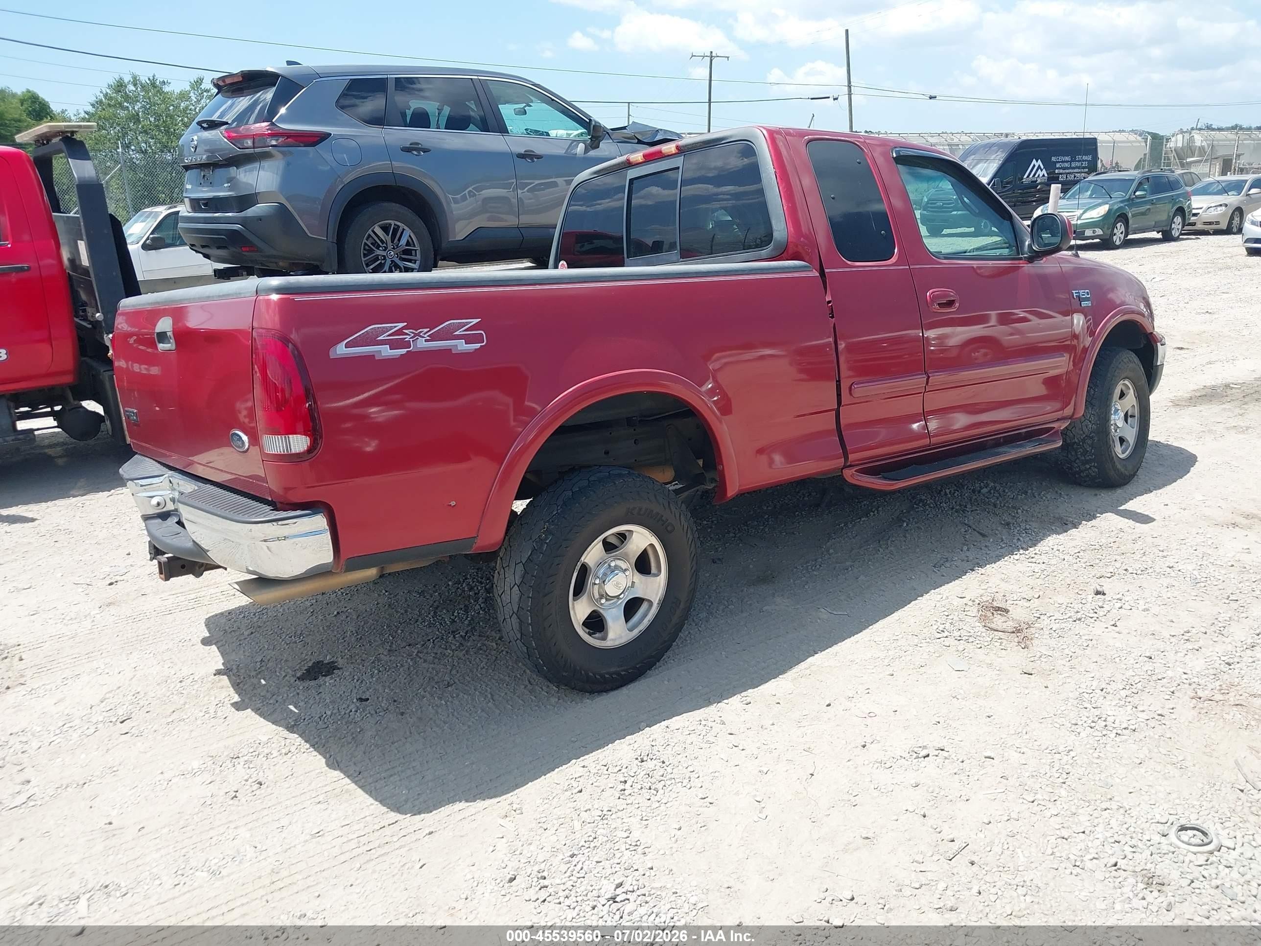 2000 Ford F150   Red vin: 1FTRX18W7YNA47056