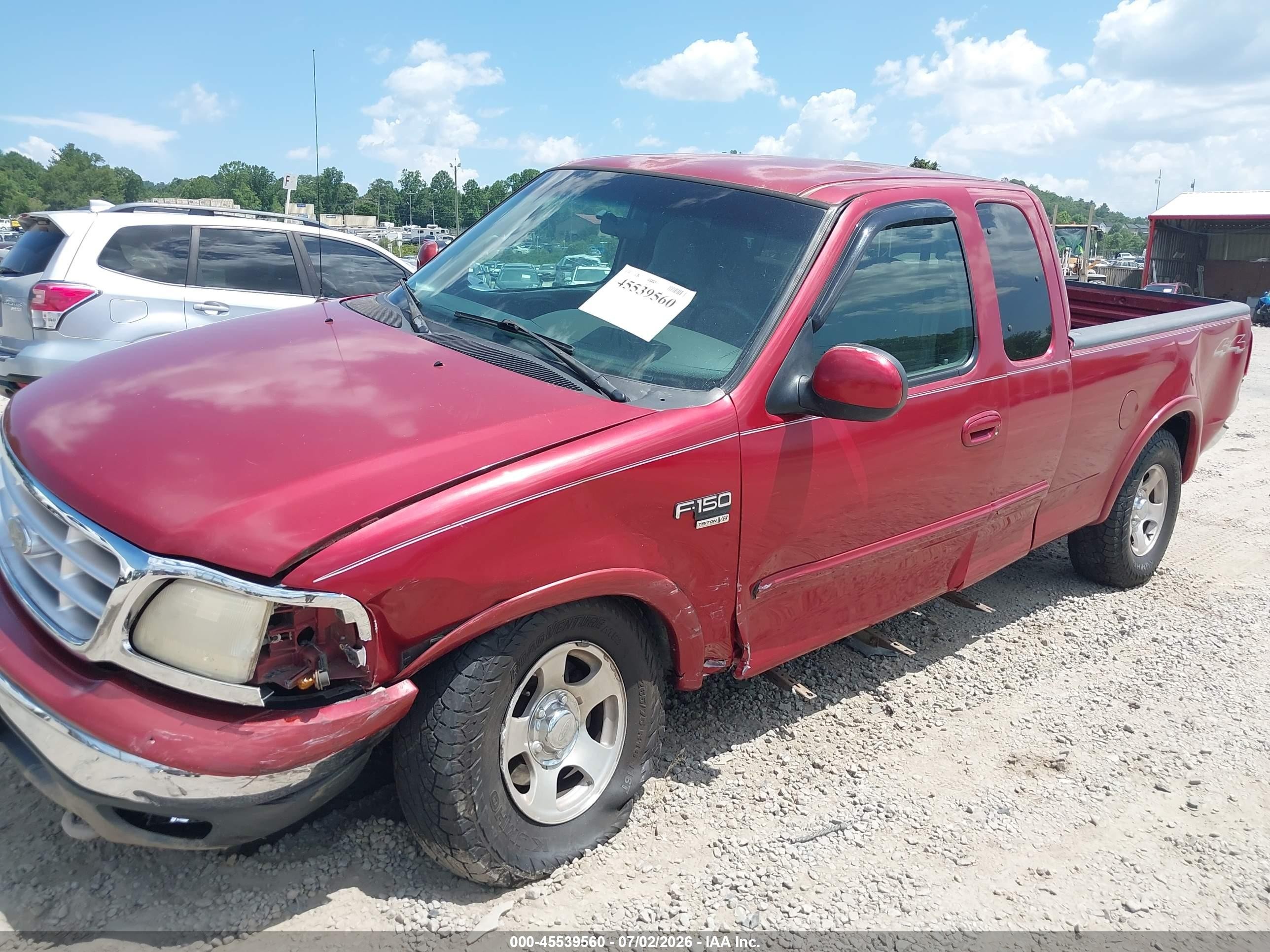 2000 Ford F150   Red vin: 1FTRX18W7YNA47056