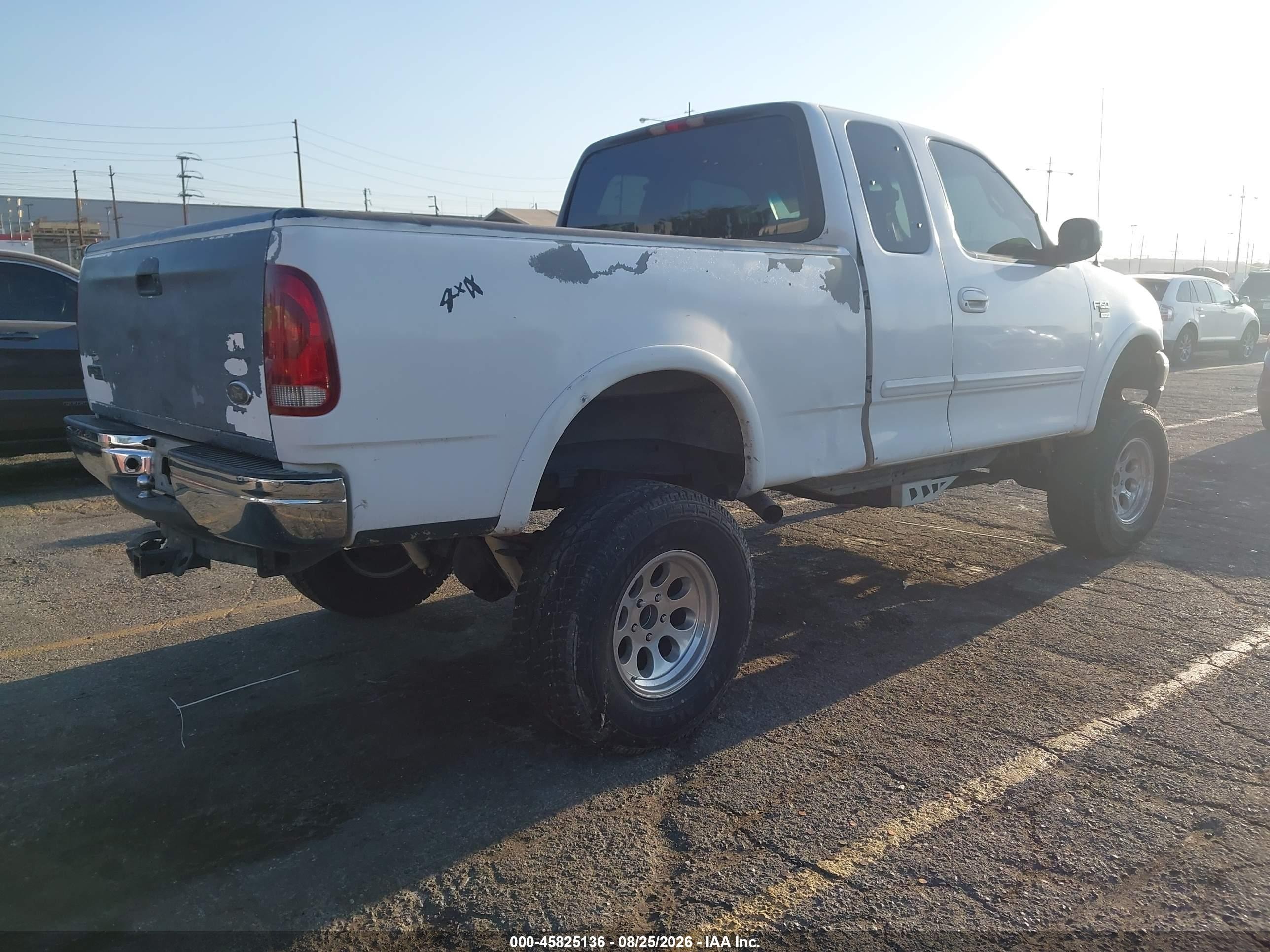 1999 Ford F-150 Lariat/work Series/xl/xlt Белый vin: 1FTRX18W8XKA96671