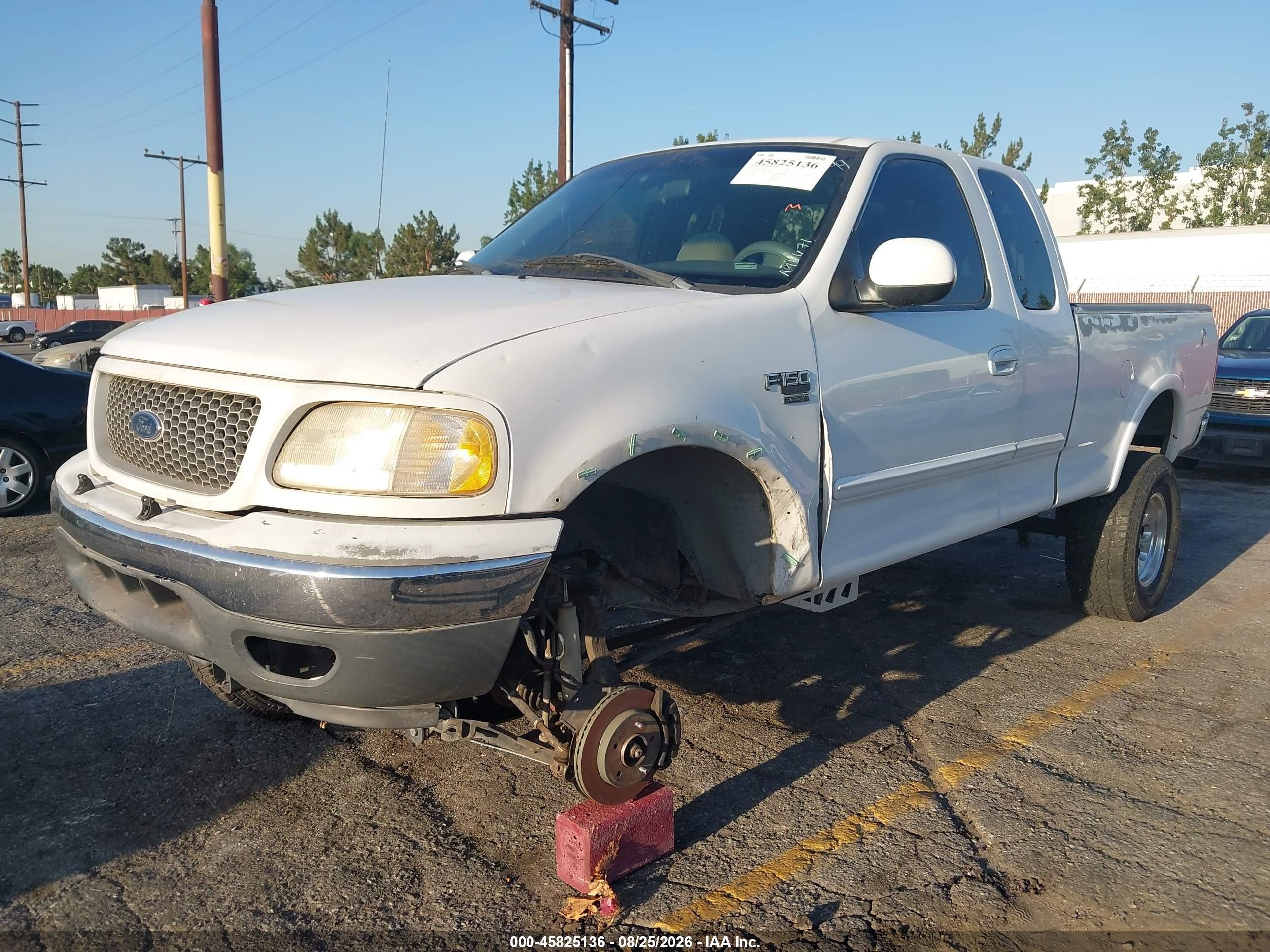 1999 Ford F-150 Lariat/work Series/xl/xlt Белый vin: 1FTRX18W8XKA96671