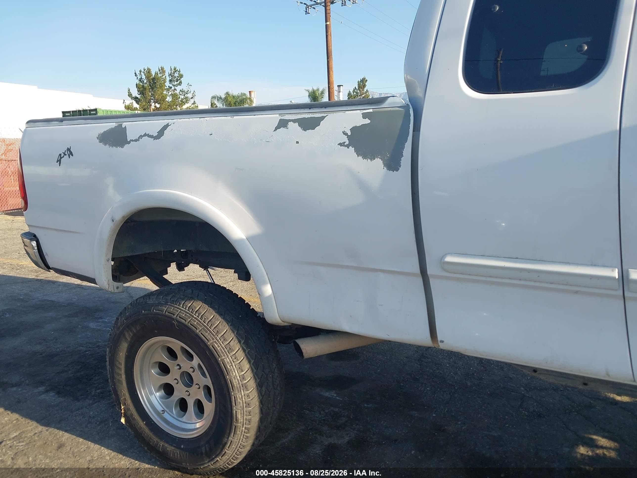 1999 Ford F-150 Lariat/work Series/xl/xlt Белый vin: 1FTRX18W8XKA96671