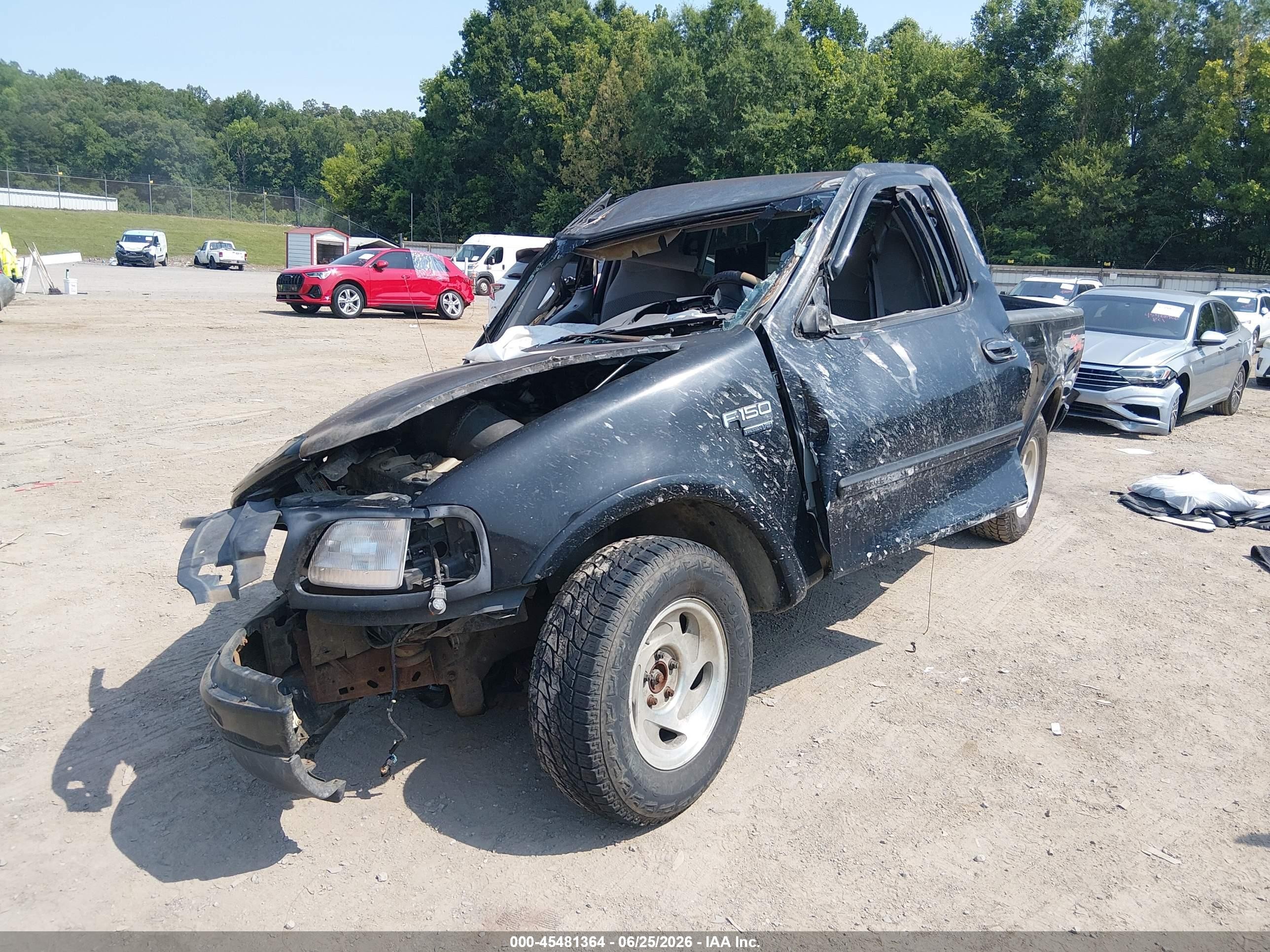 1999 Ford F-150 Lariat/work Series/xl/xlt Black vin: 1FTRX18W8XNB10454