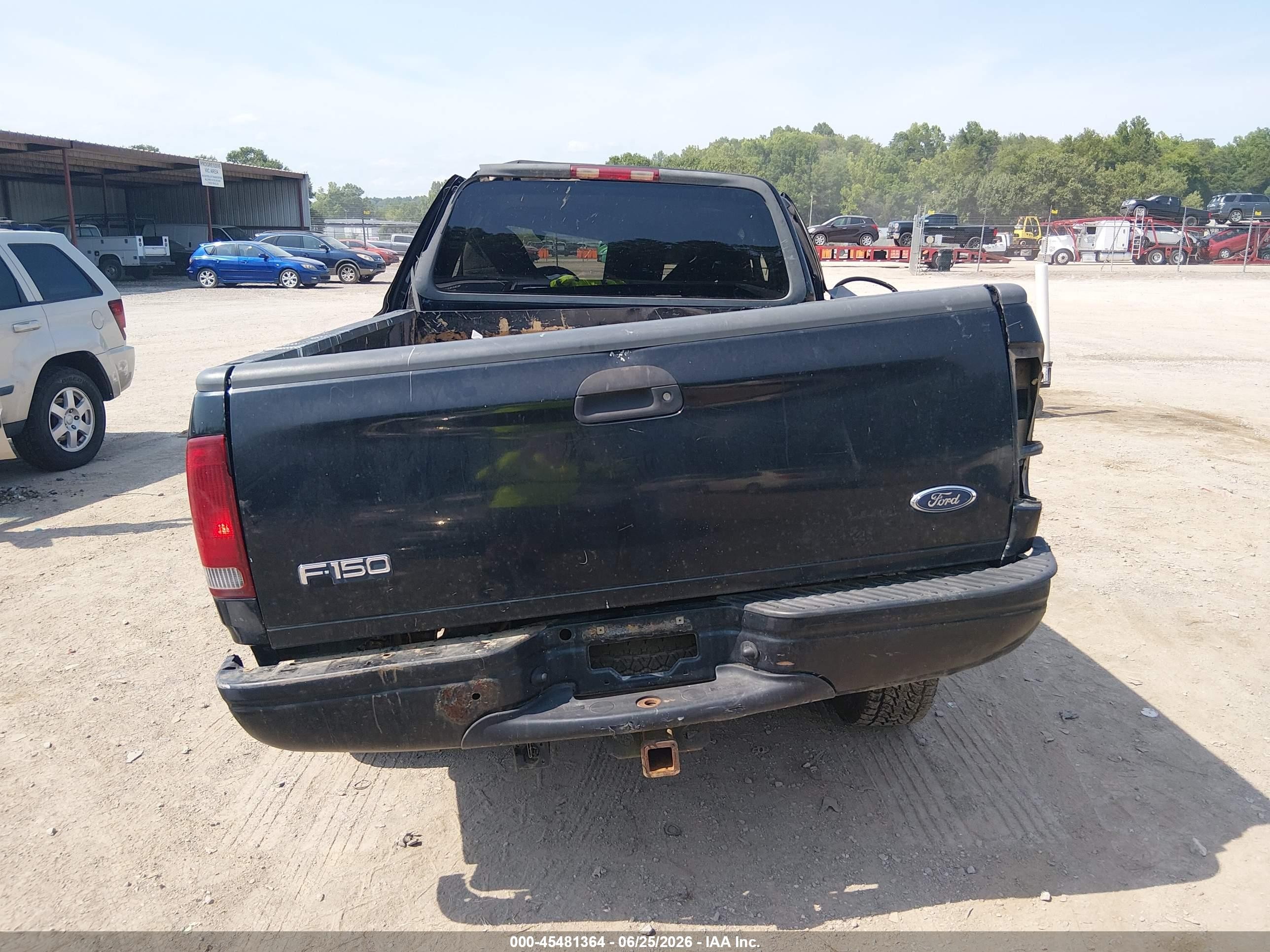 1999 Ford F-150 Lariat/work Series/xl/xlt Black vin: 1FTRX18W8XNB10454