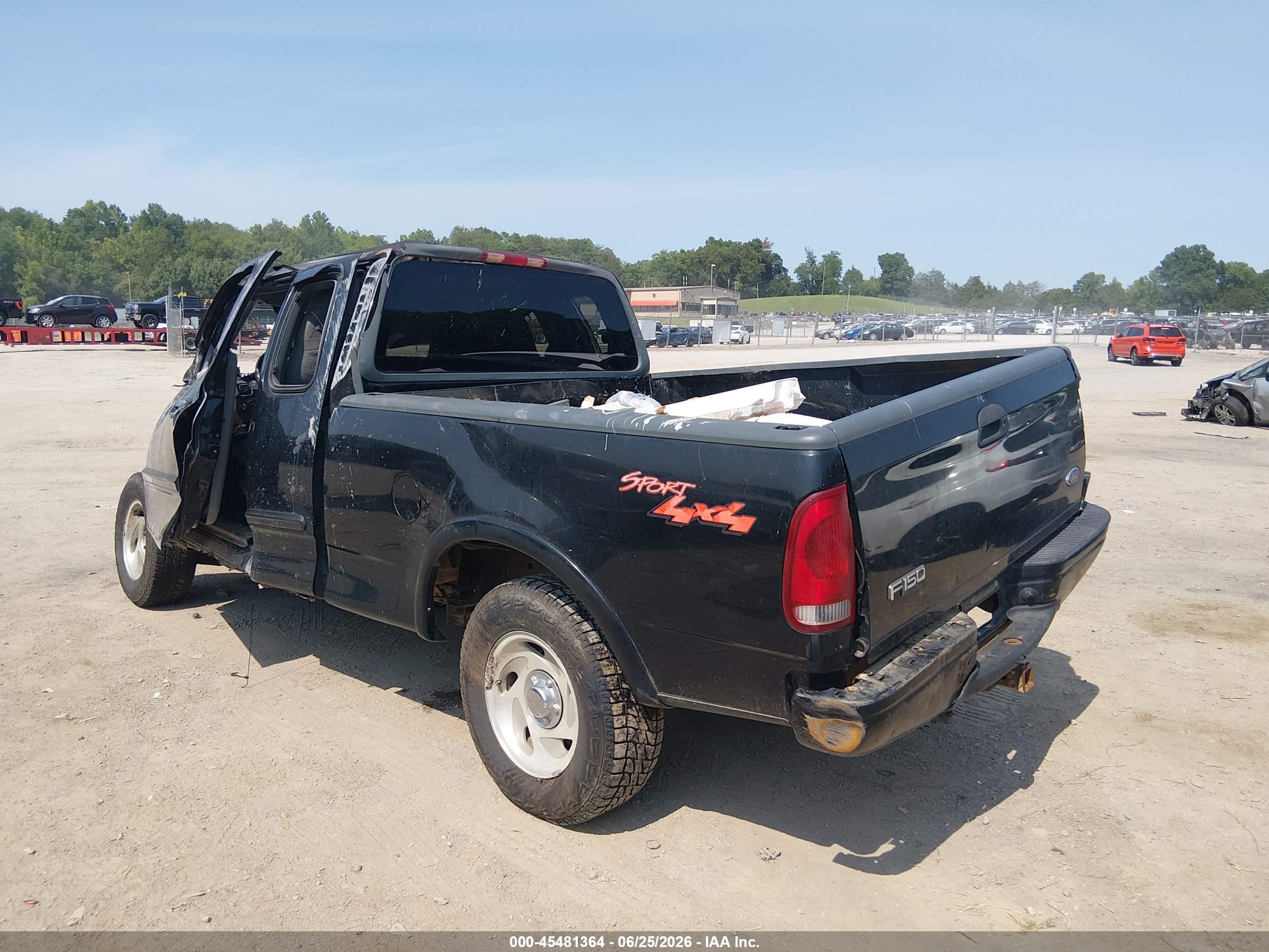 1999 Ford F-150 Lariat/work Series/xl/xlt Black vin: 1FTRX18W8XNB10454