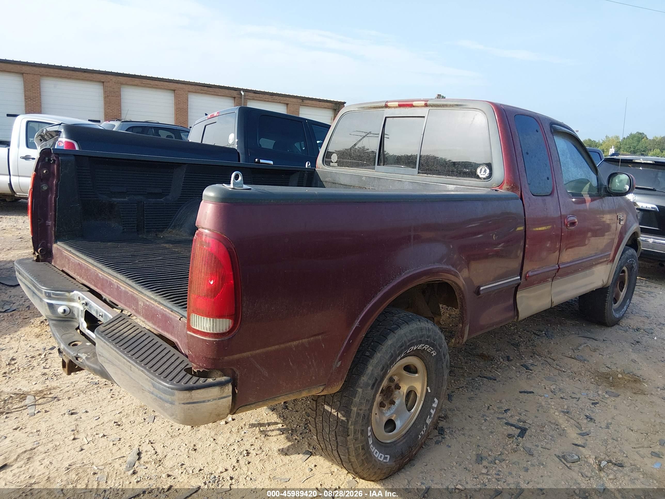 2000 Ford F-150 Lariat/work Series/xl/xlt Red vin: 1FTRX18W8YNA60527