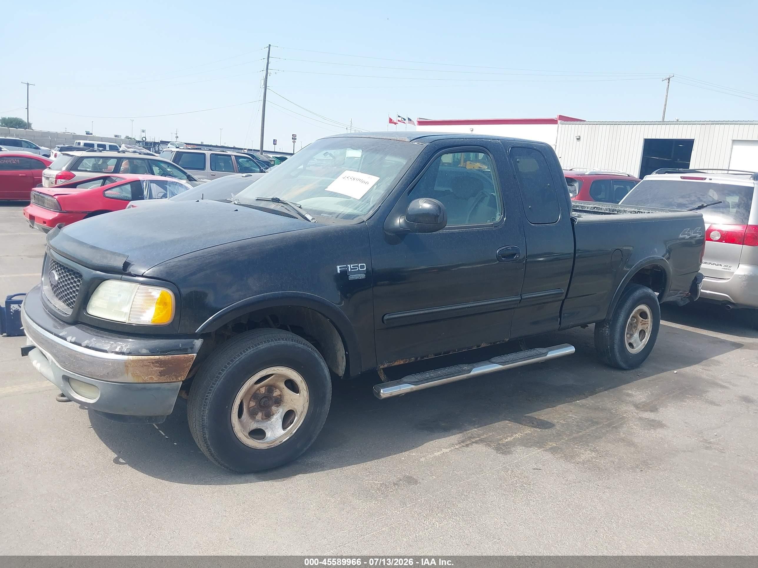 2002 Ford F-150 Lariat/xl/xlt Blue vin: 1FTRX18W92NA84553