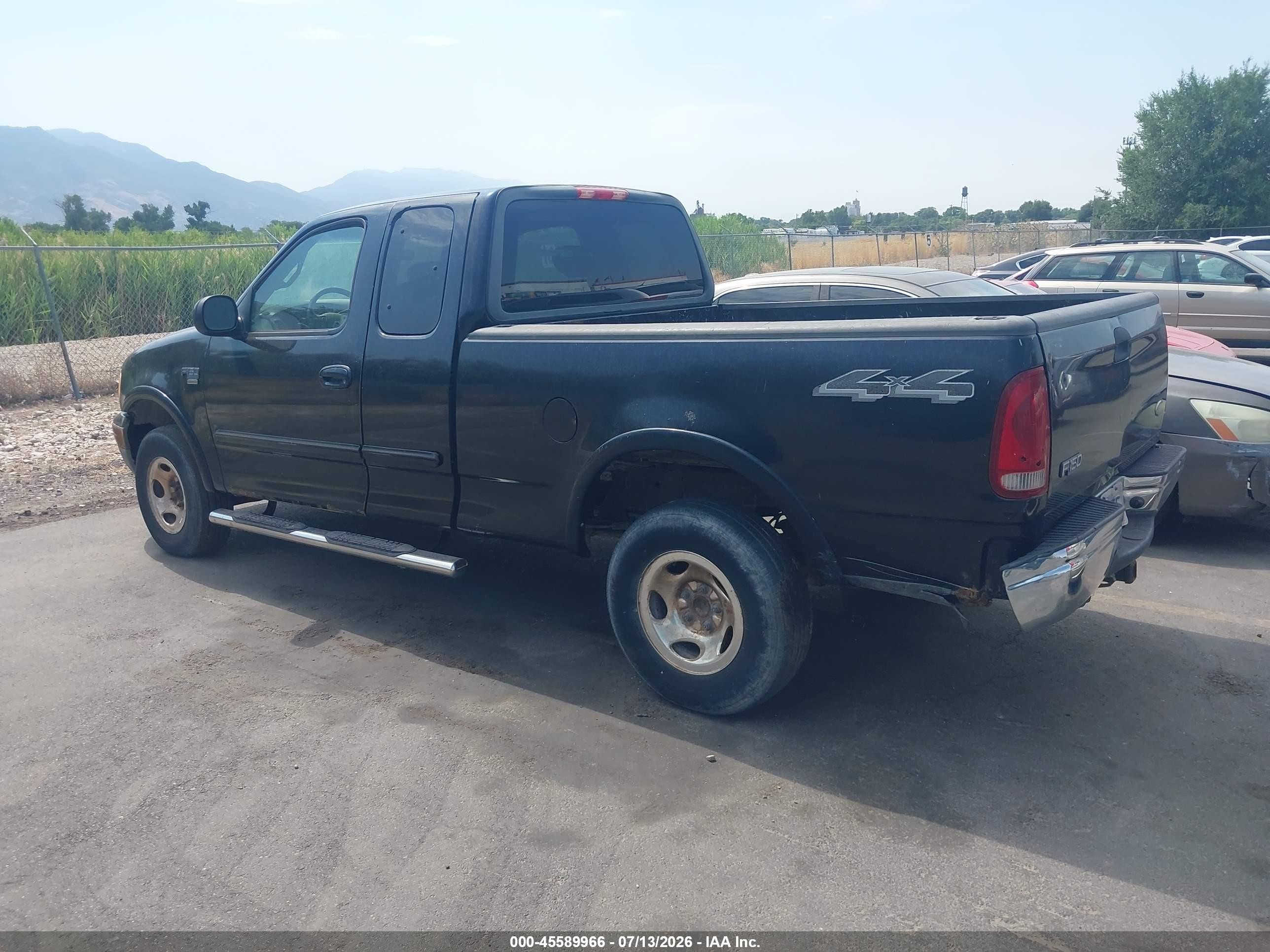 2002 Ford F-150 Lariat/xl/xlt Blue vin: 1FTRX18W92NA84553