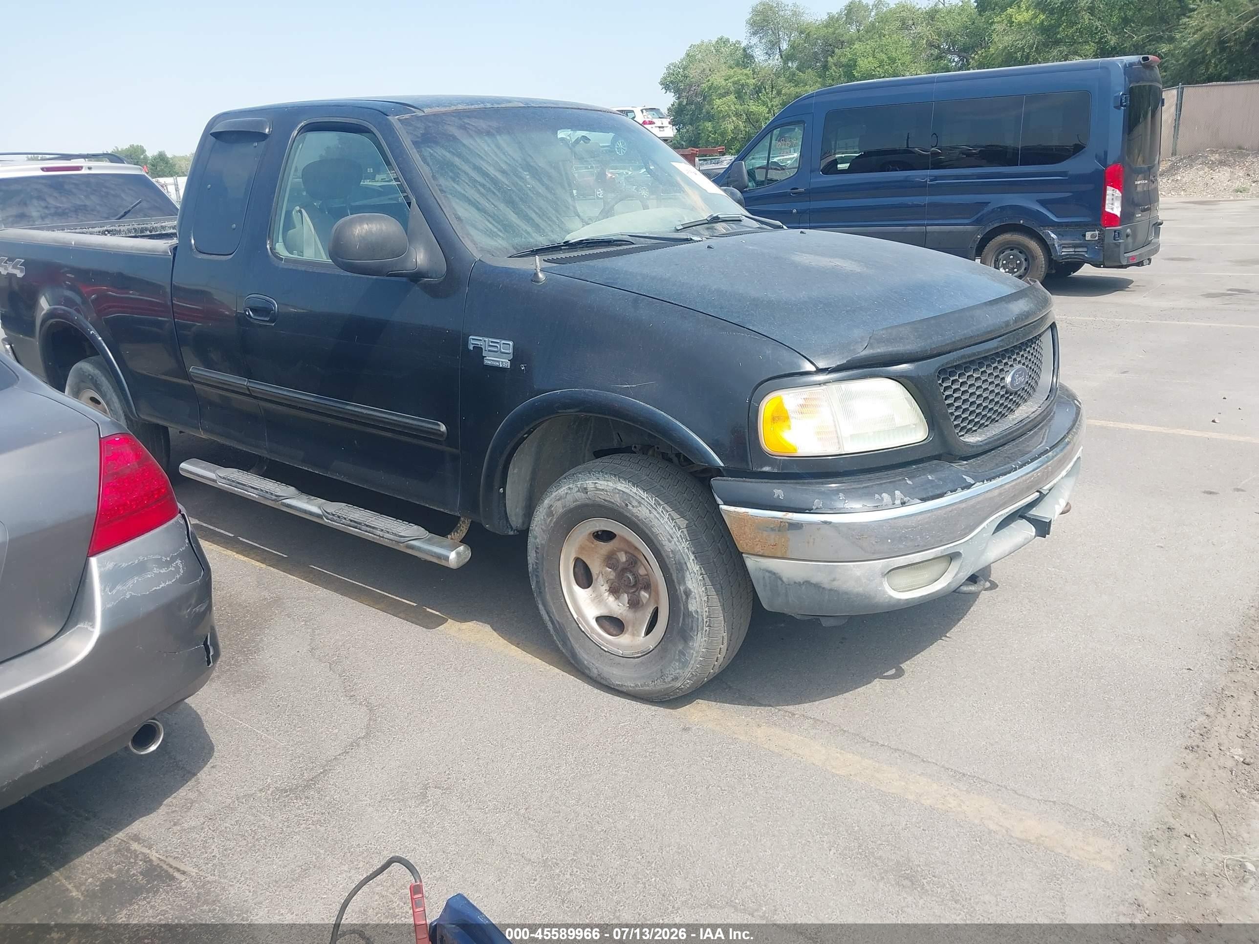 2002 Ford F-150 Lariat/xl/xlt Blue vin: 1FTRX18W92NA84553