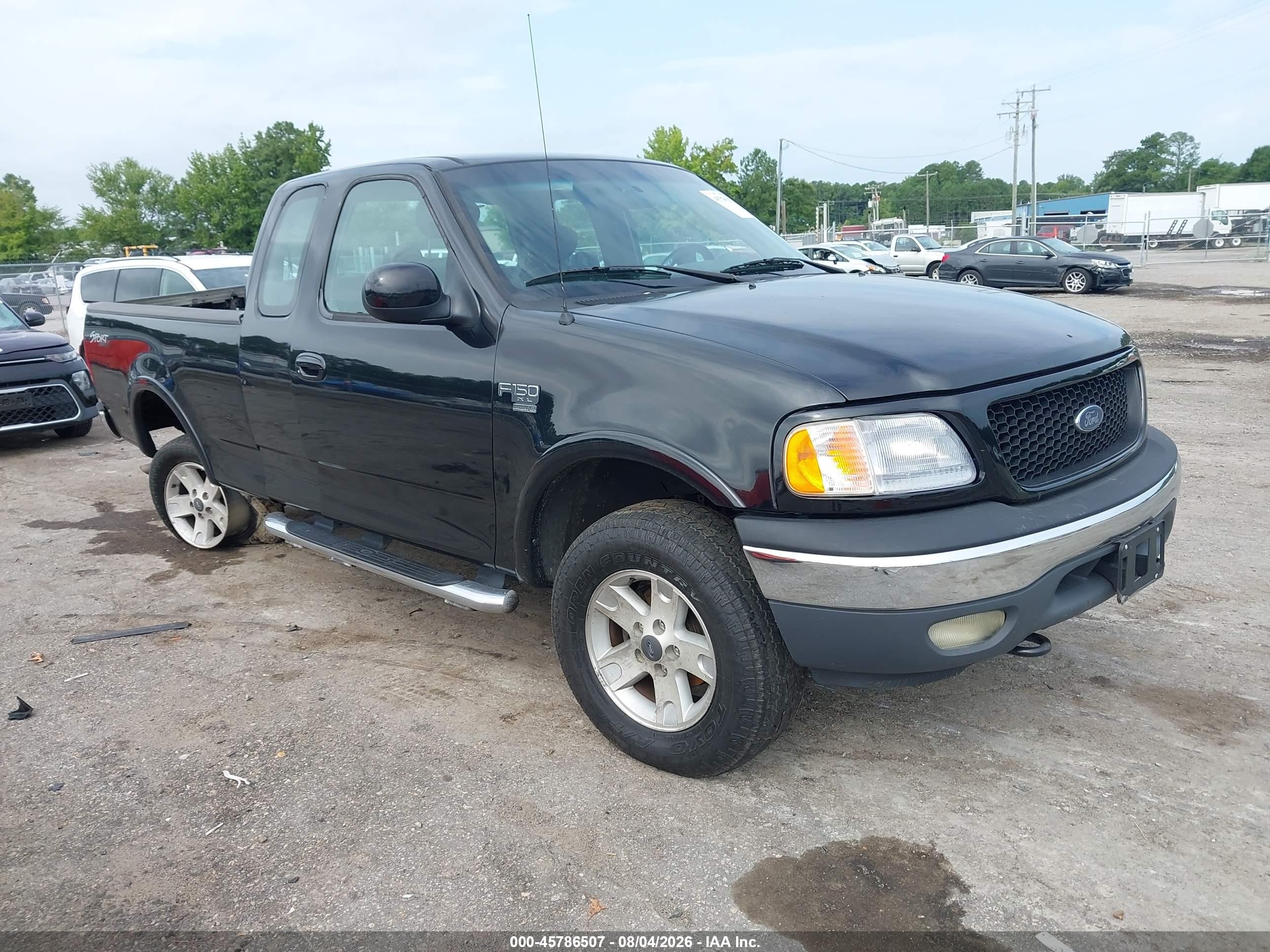 2003 Ford F-150 Lariat/xl/xlt Black vin: 1FTRX18W93NA82206