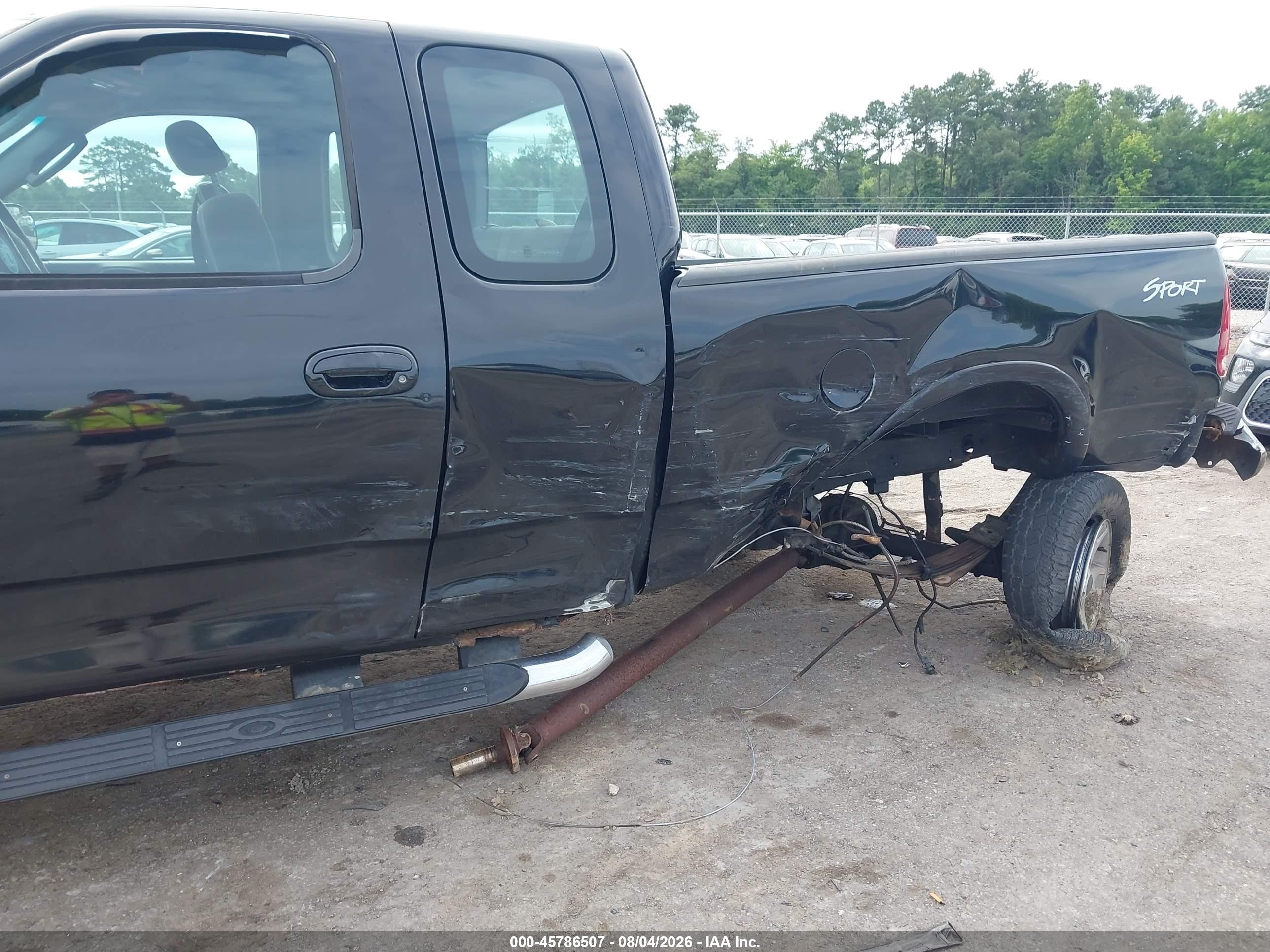 2003 Ford F-150 Lariat/xl/xlt Black vin: 1FTRX18W93NA82206