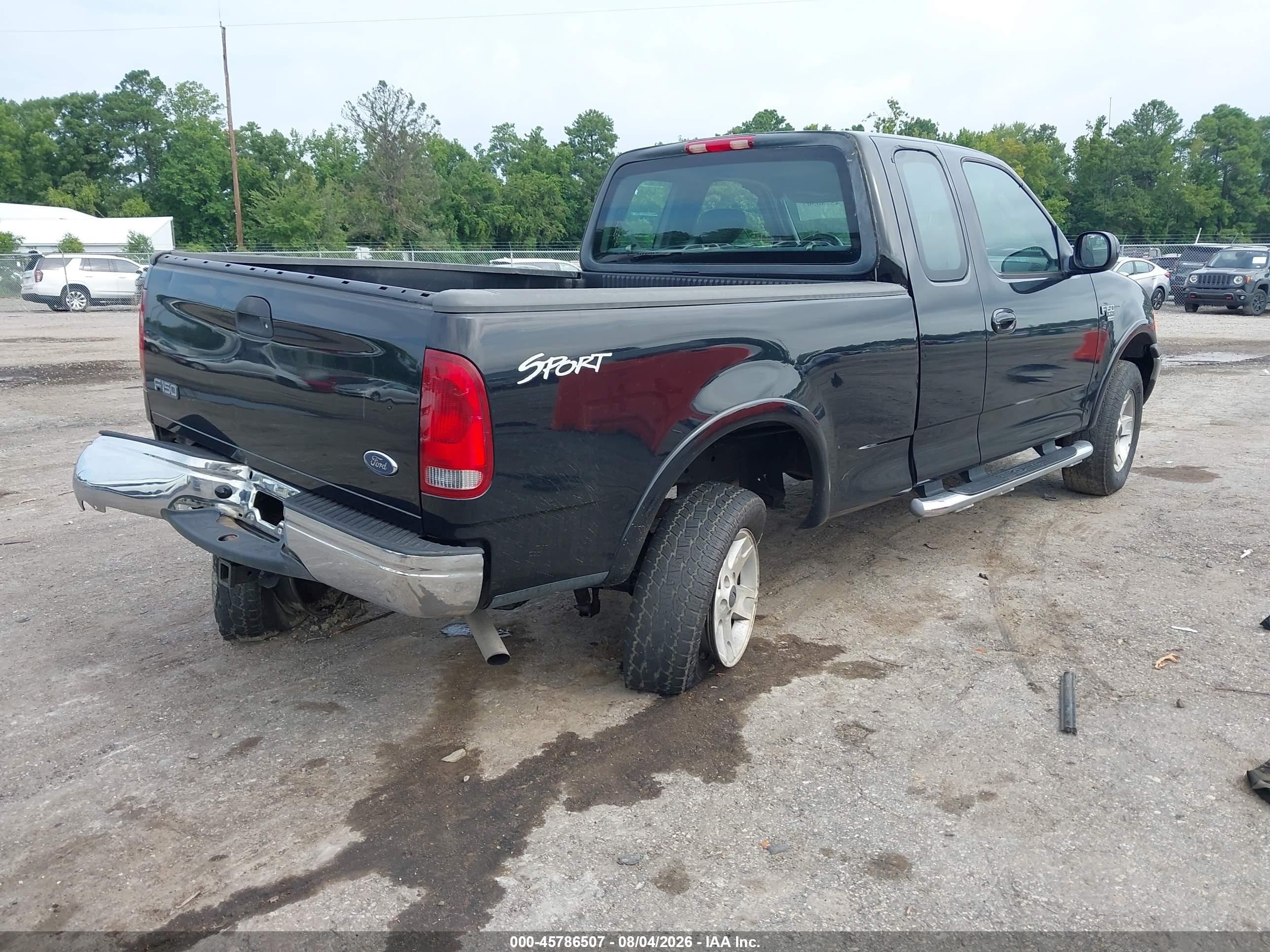 2003 Ford F-150 Lariat/xl/xlt Black vin: 1FTRX18W93NA82206