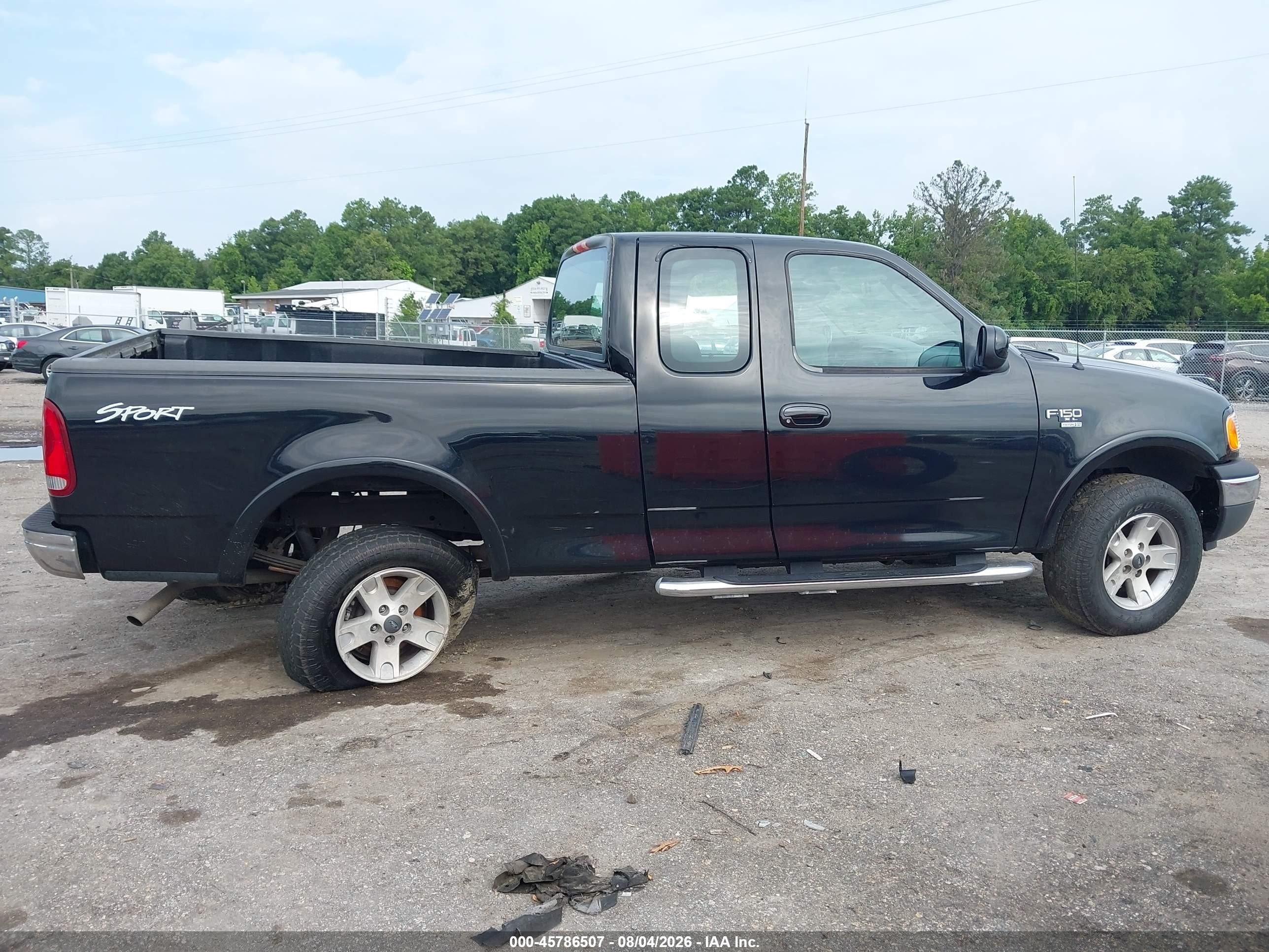 2003 Ford F-150 Lariat/xl/xlt Black vin: 1FTRX18W93NA82206