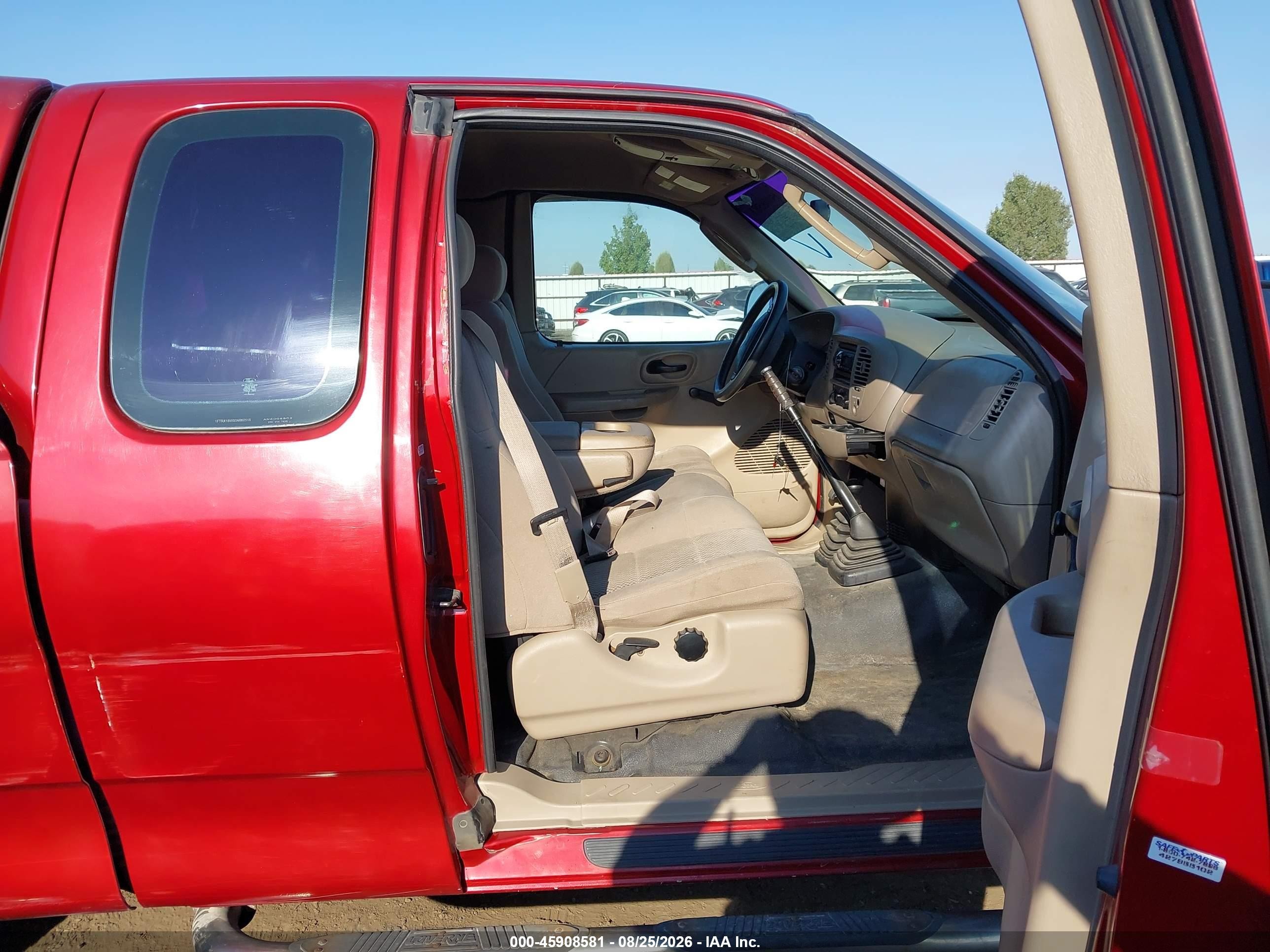 2003 Ford F-150 Lariat/xl/xlt Red vin: 1FTRX18W93NB60516