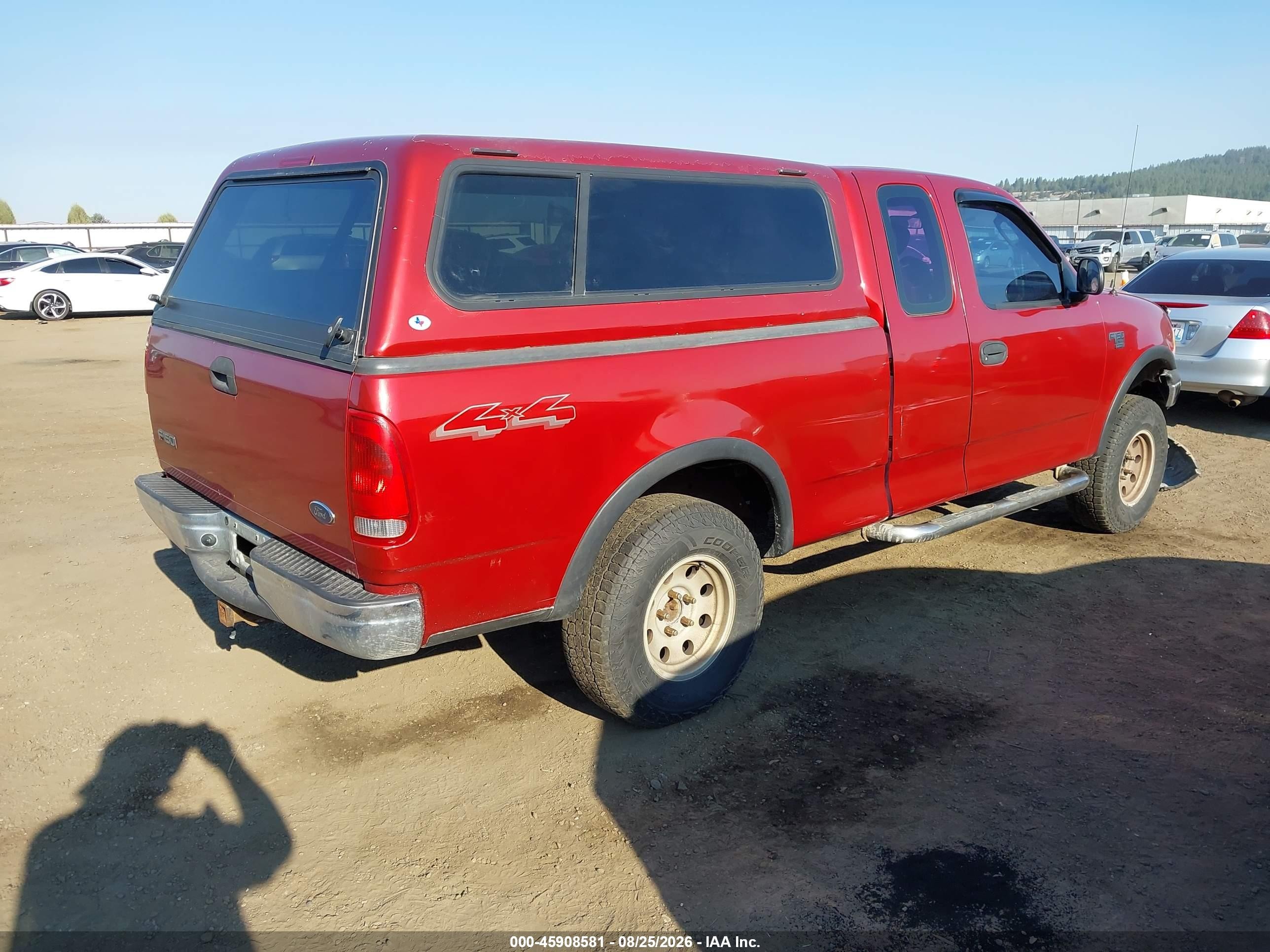 2003 Ford F-150 Lariat/xl/xlt Red vin: 1FTRX18W93NB60516