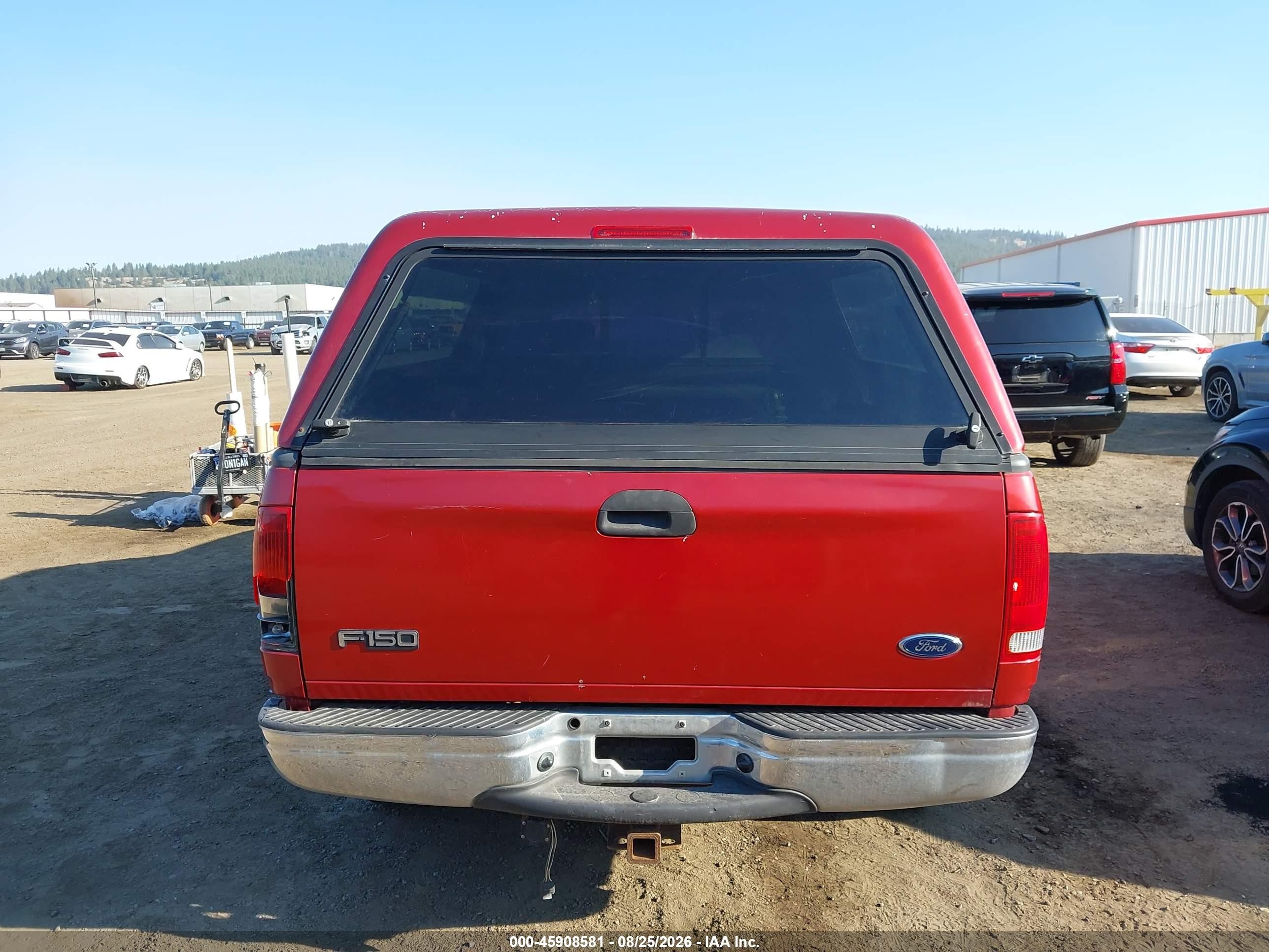 2003 Ford F-150 Lariat/xl/xlt Red vin: 1FTRX18W93NB60516