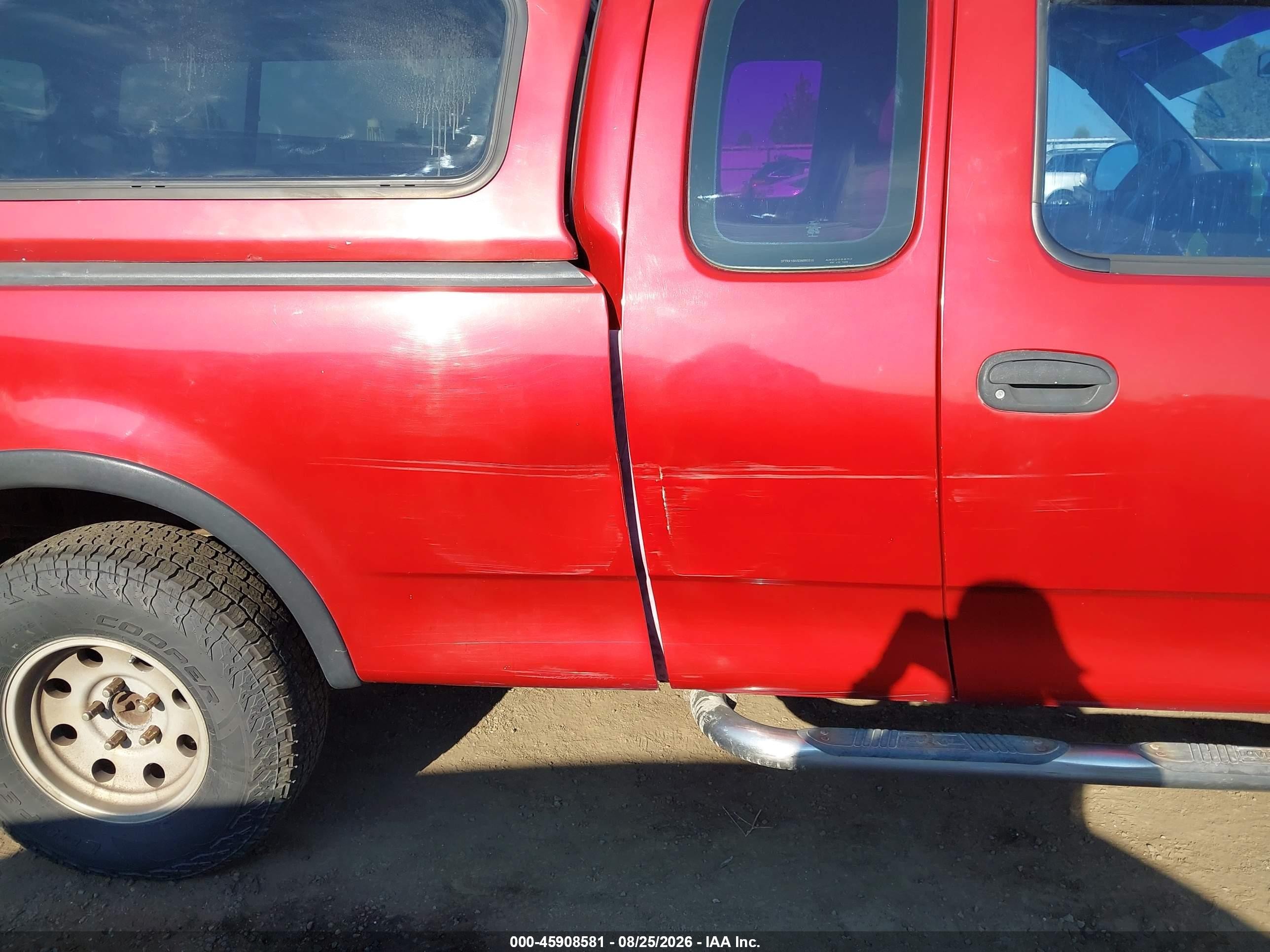 2003 Ford F-150 Lariat/xl/xlt Red vin: 1FTRX18W93NB60516