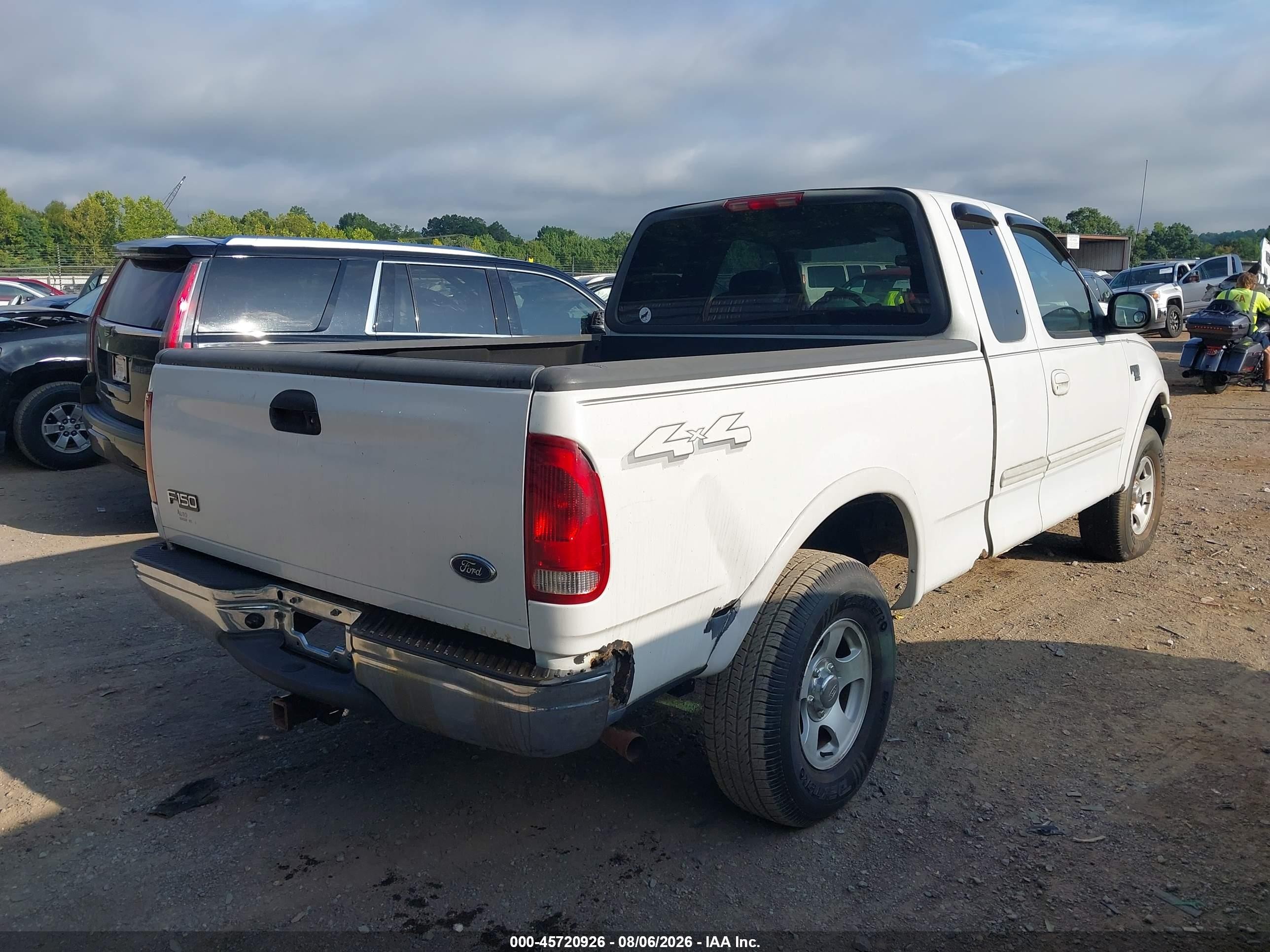 2003 Ford F-150 Lariat/xl/xlt White vin: 1FTRX18W93NB78949