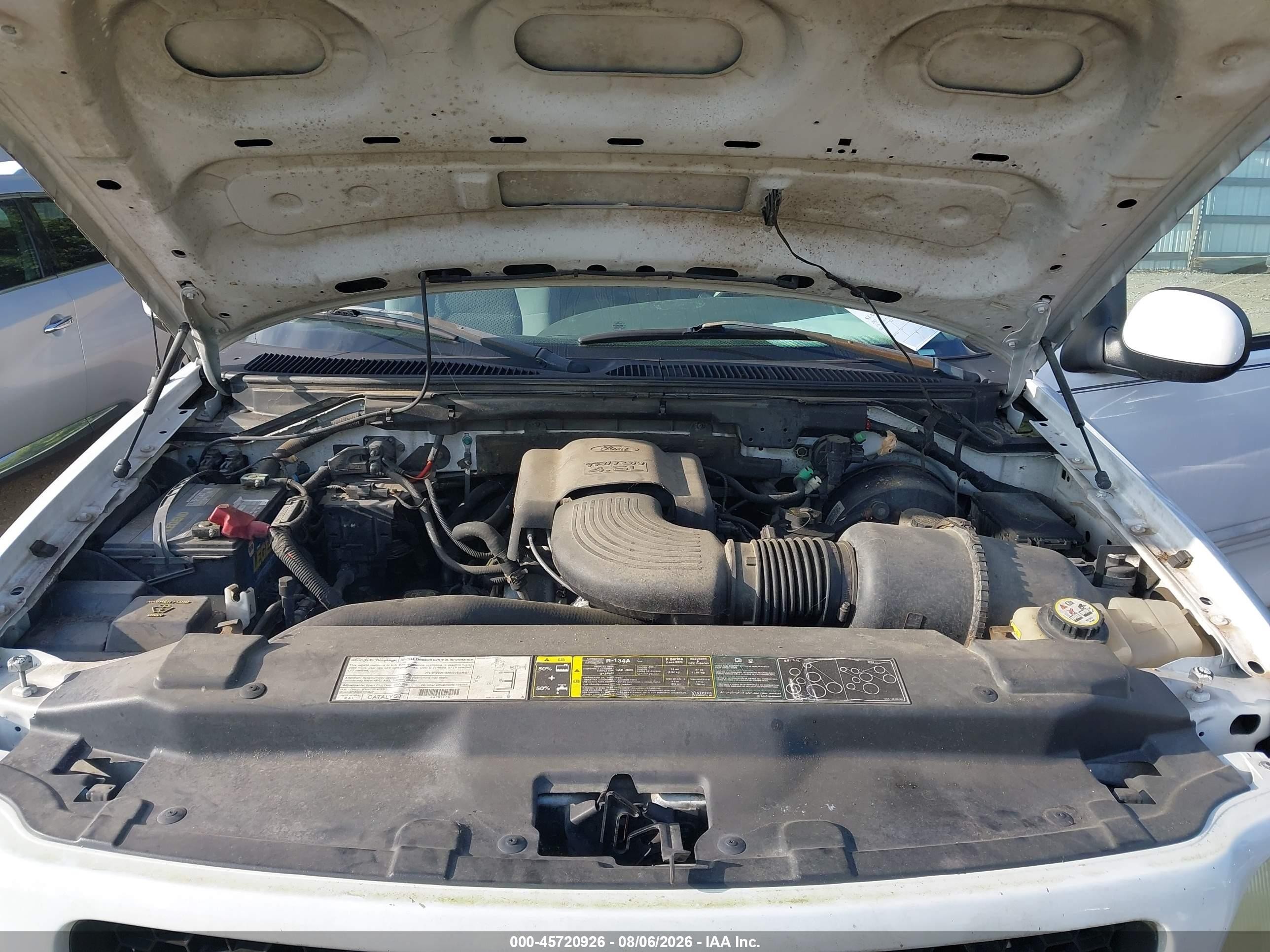 2003 Ford F-150 Lariat/xl/xlt White vin: 1FTRX18W93NB78949